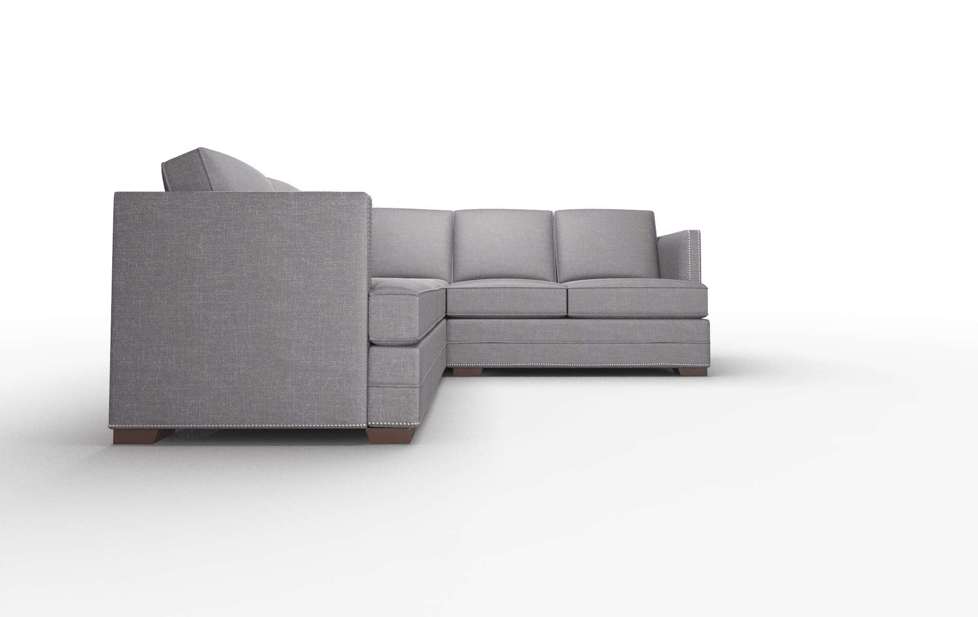 Riga Venus Onyx Sectional espresso legs 2