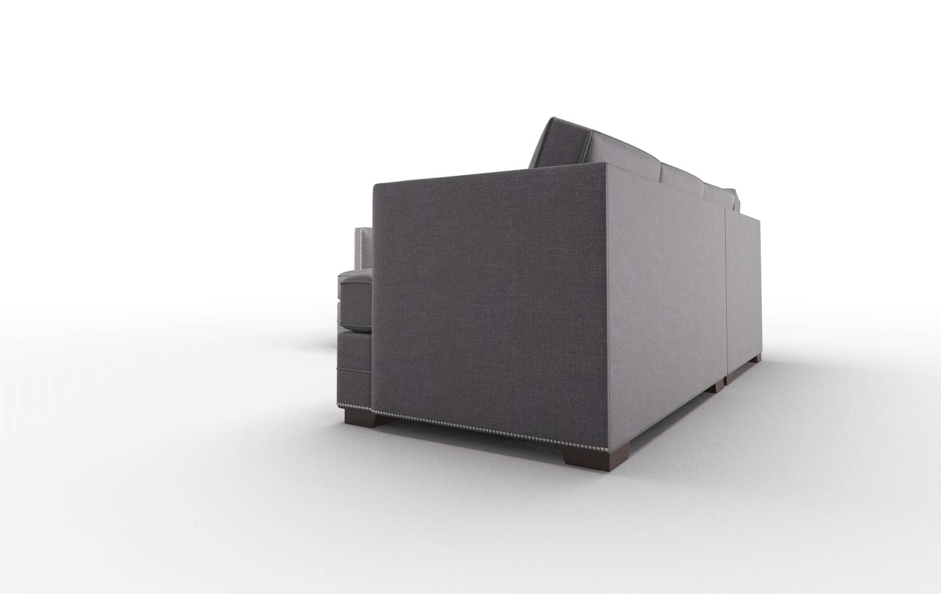 Riga Venus Onyx Sectional espresso legs 4