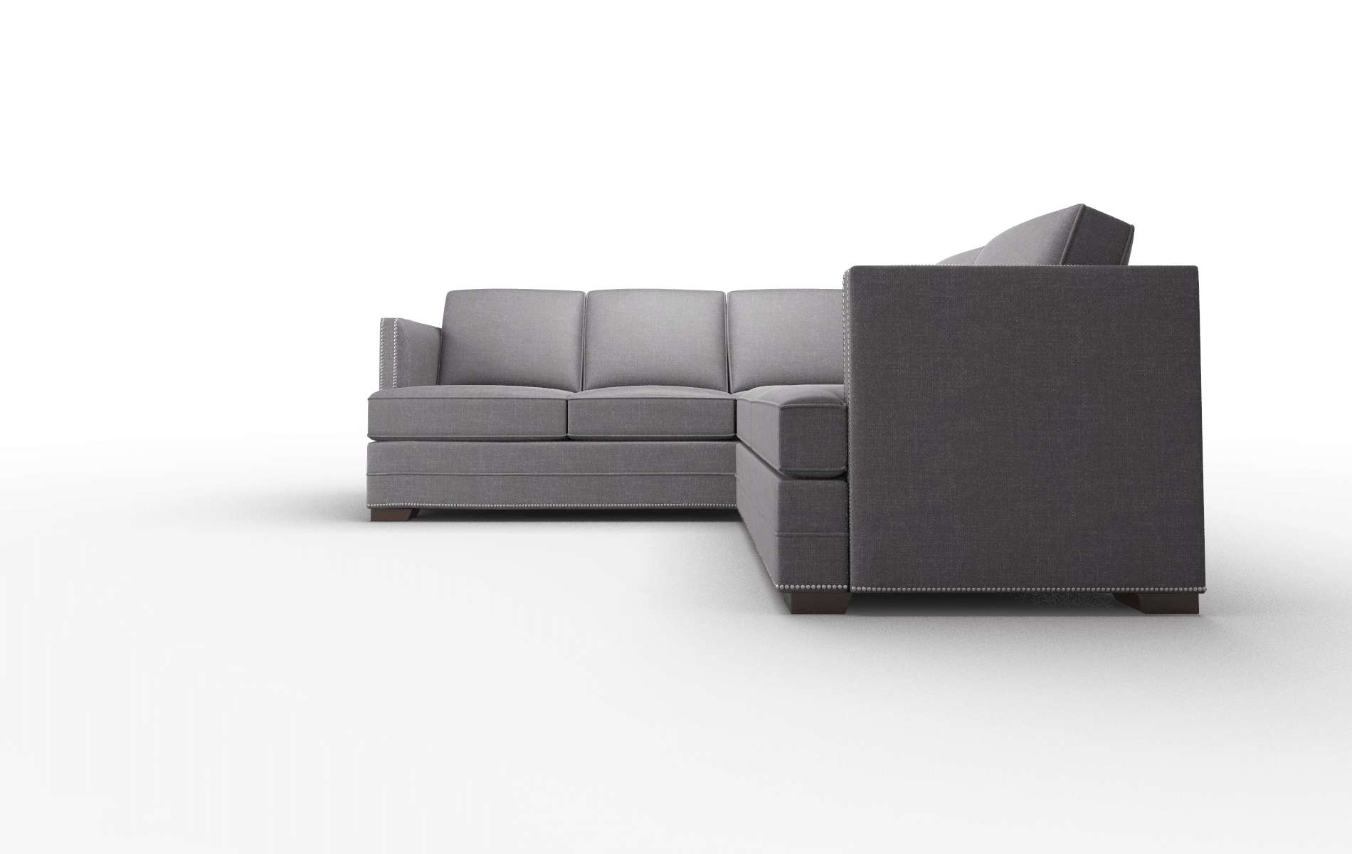 Riga Venus Onyx Sectional espresso legs 5