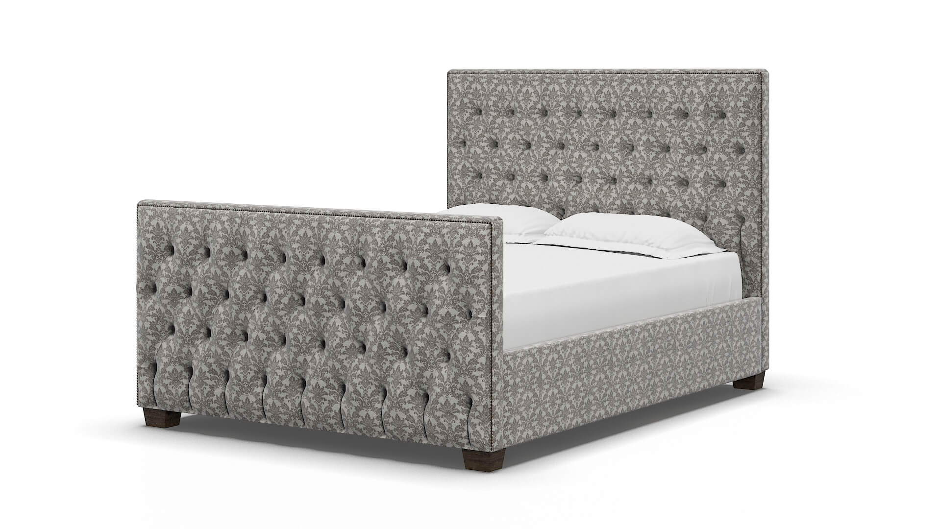 Rimini Bergamo Dove Bed espresso legs 5