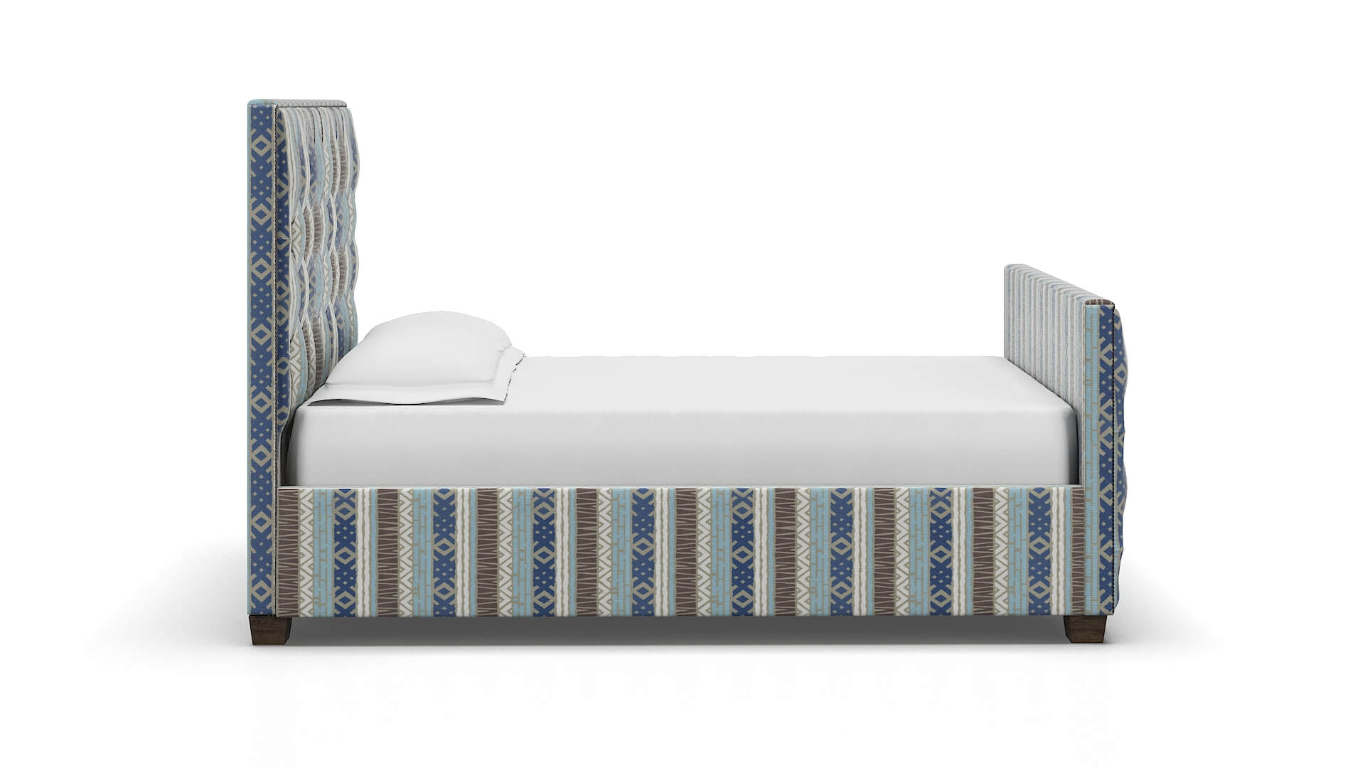 Rimini Bodhi Indigo Bed espresso legs 3