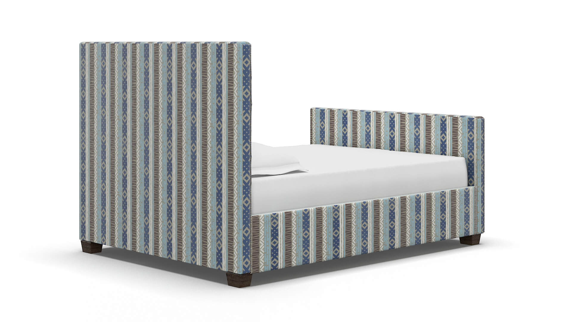 Rimini Bodhi Indigo Bed espresso legs 4