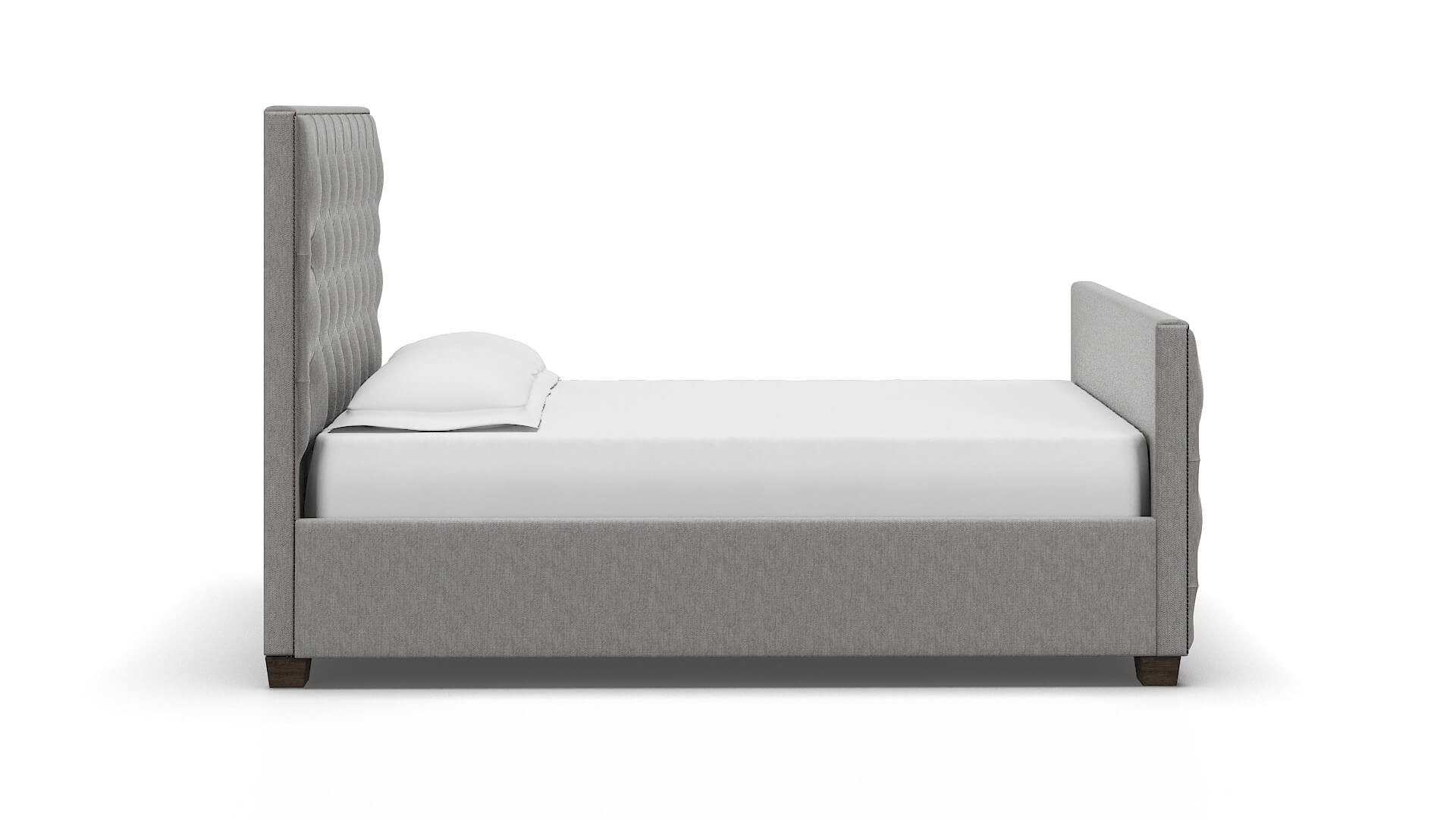 Rimini Cosmo Steel Bed espresso legs 3