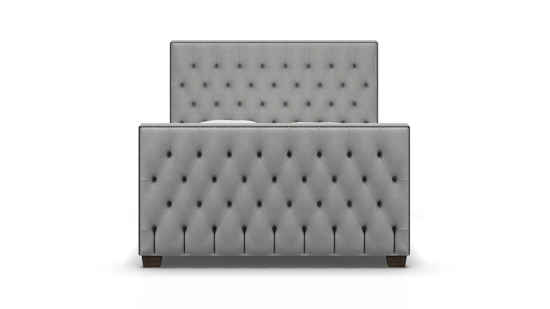 Rimini Dawson Platinum Bed espresso legs 1