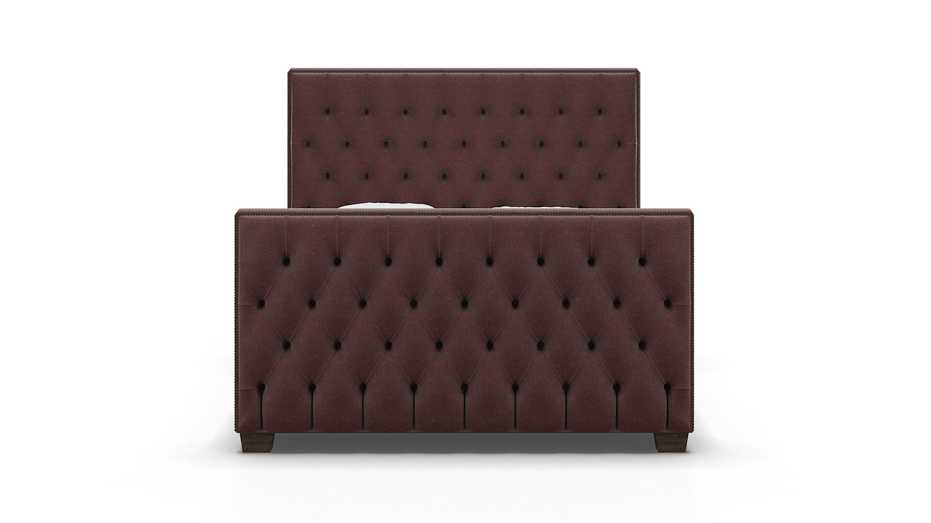 Rimini Derby Berry Bed espresso legs 1