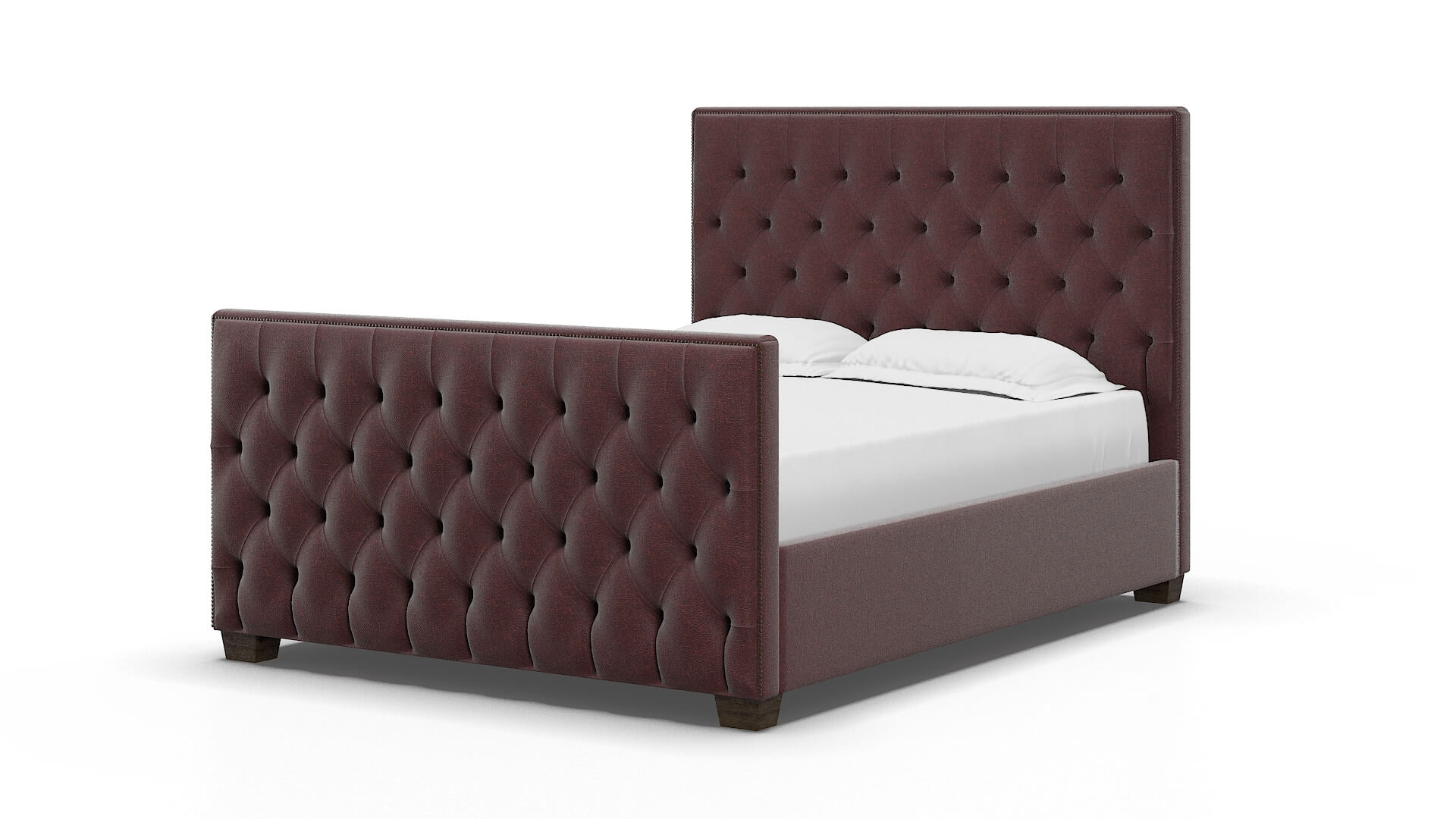 Rimini Derby Berry Bed espresso legs 5