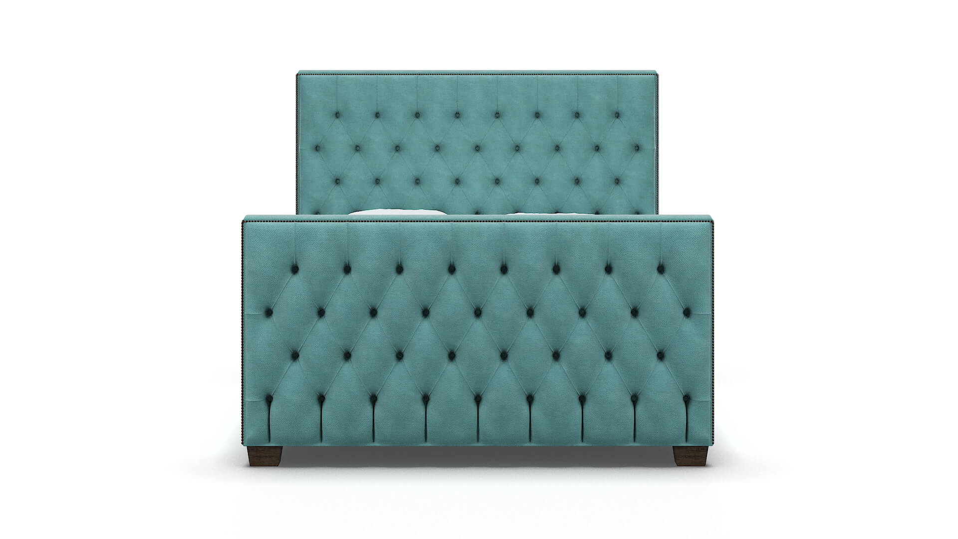Rimini Dream_d French_blue Bed espresso legs 1