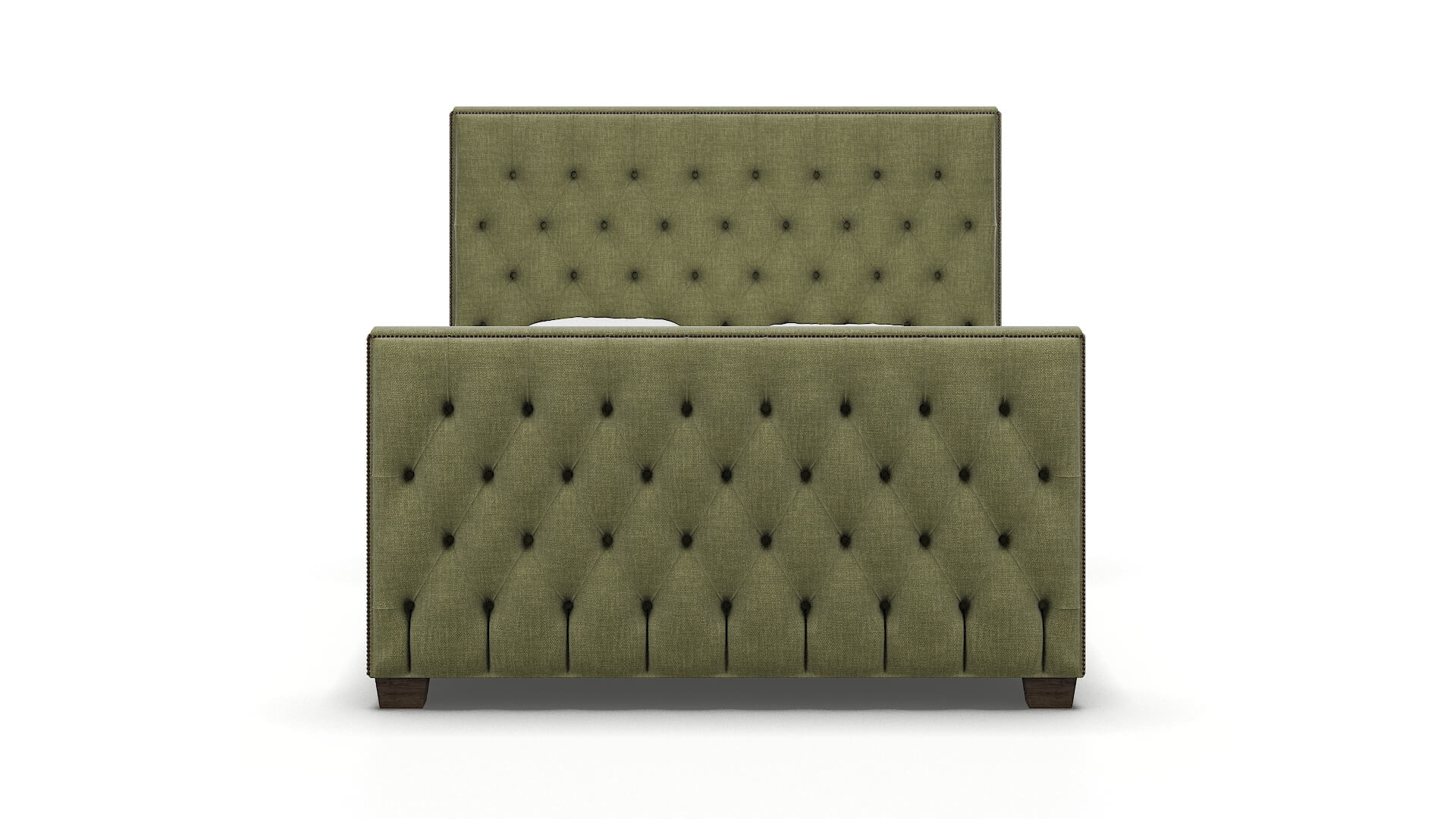 Rimini Durham Lime Bed espresso legs 1