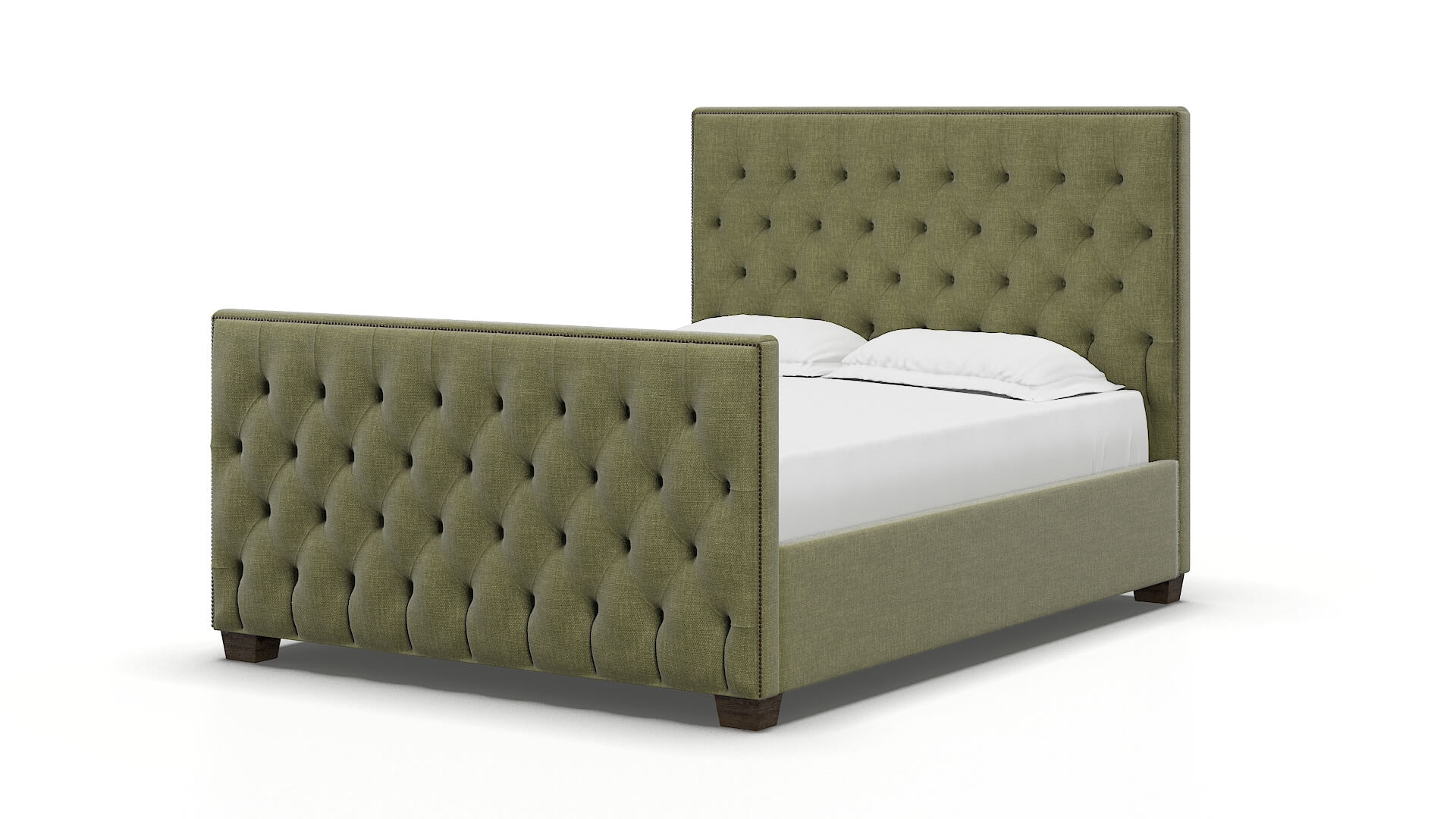 Rimini Durham Lime Bed espresso legs 5