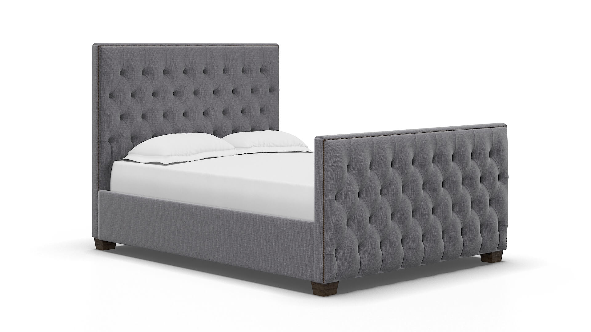 Rimini Insight Denim Bed espresso legs 2