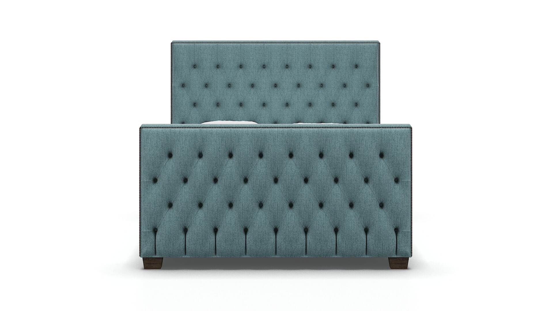 Rimini Insight Peacock Bed espresso legs 1