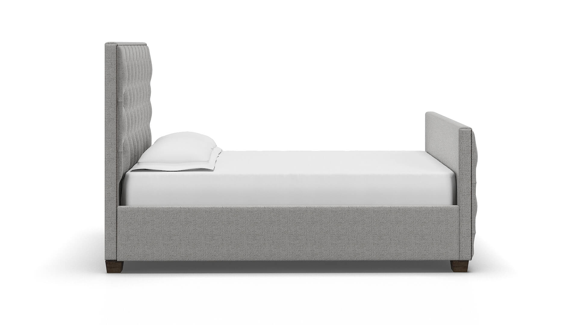 Rimini Malibu Dove Bed espresso legs 3
