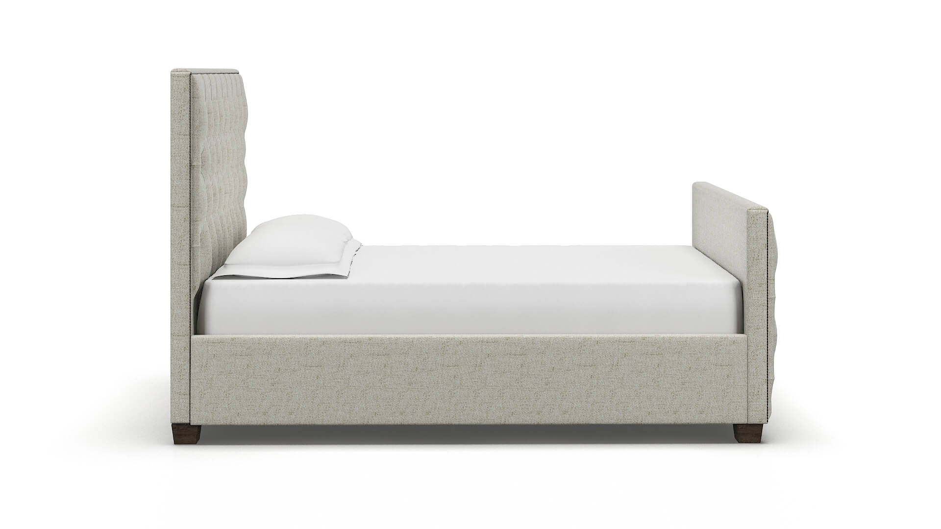 Rimini Oceanside Birch Bed espresso legs 3