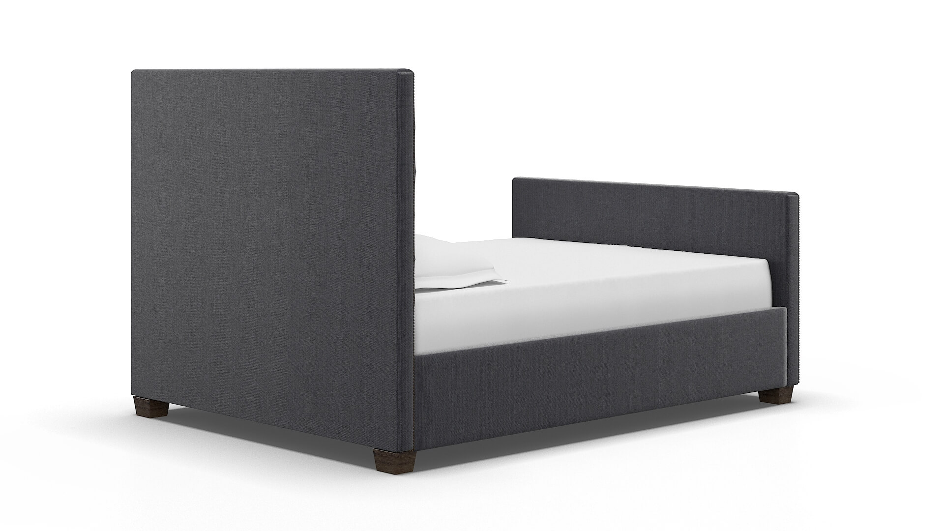 Rimini Parker Midnight Bed espresso legs 4