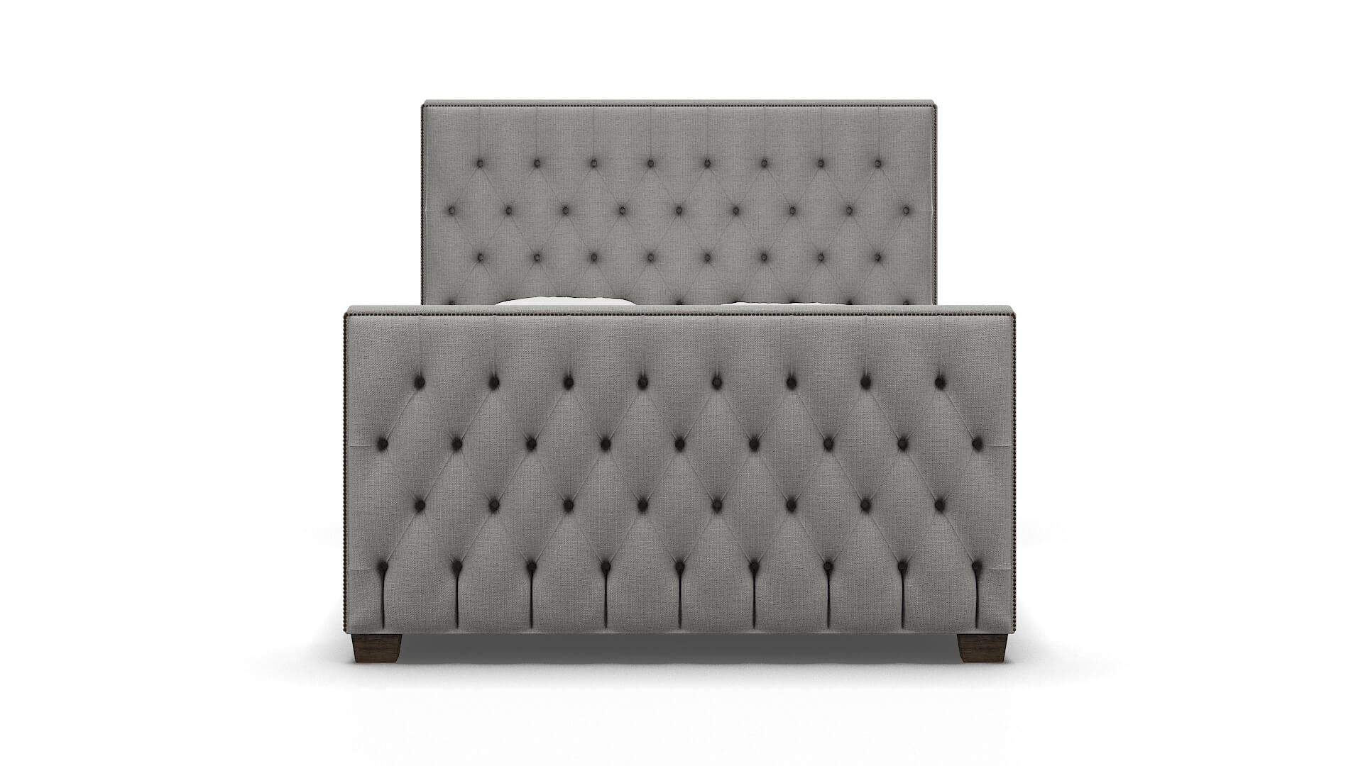 Rimini Parker Silver Bed espresso legs 1