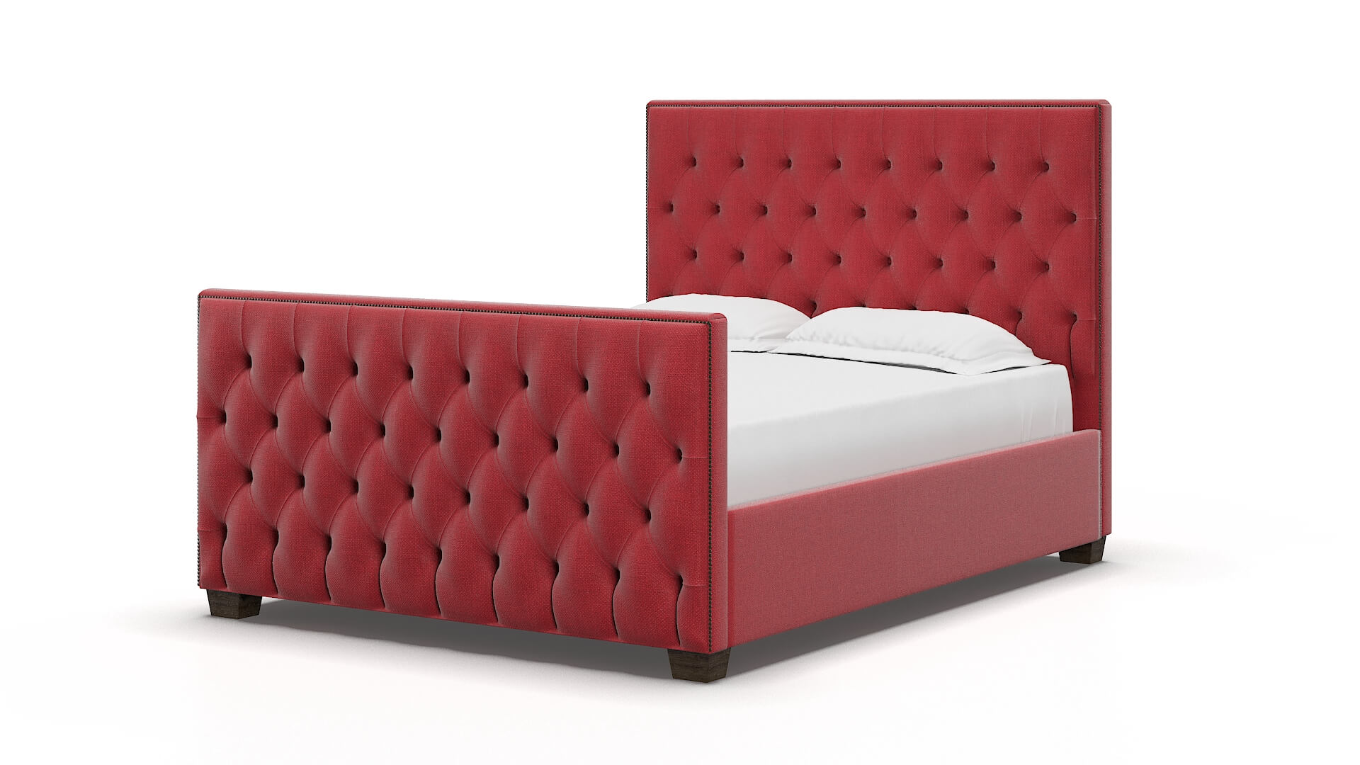Rimini Pauline Ruby Bed espresso legs 5