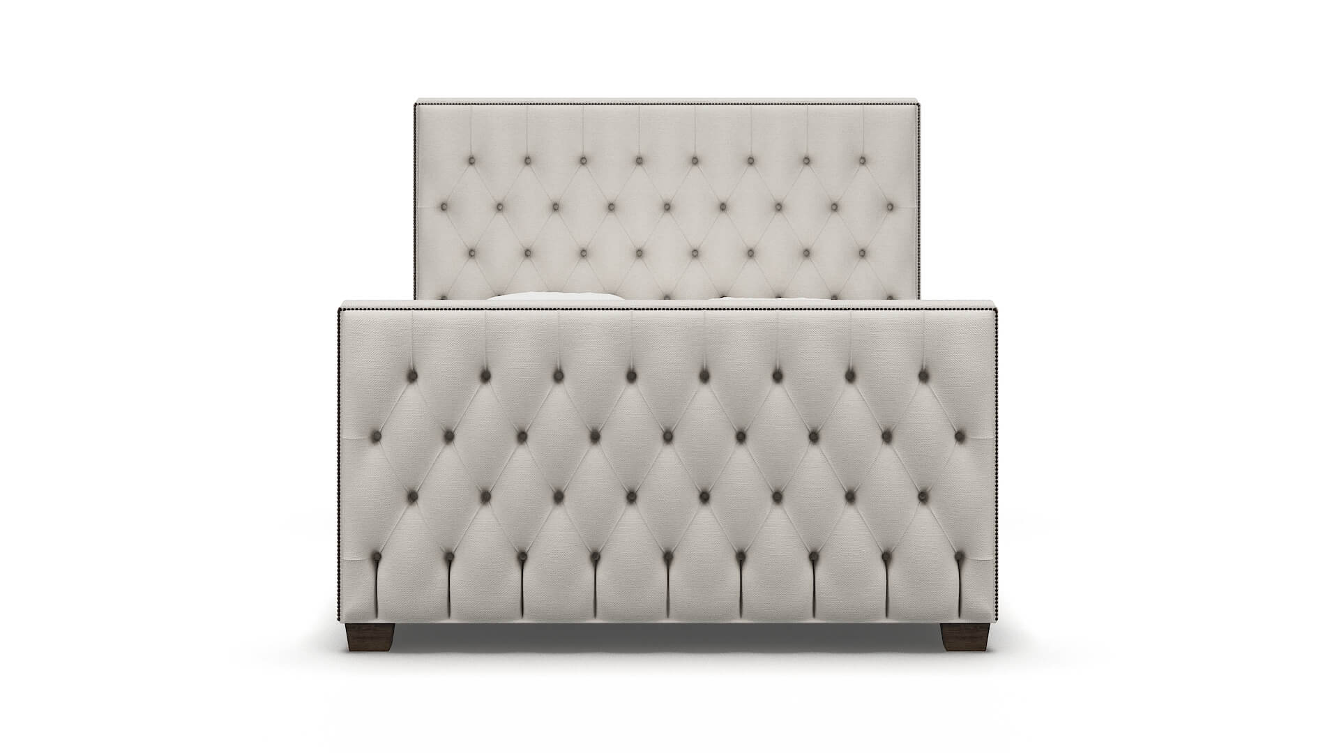 Rimini Redondo Pearl Bed espresso legs 1