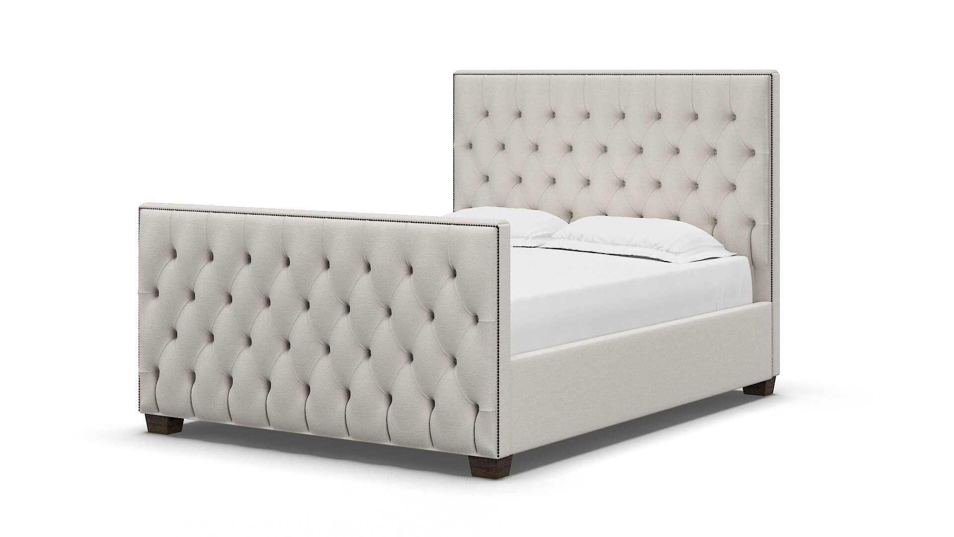 Rimini Redondo Pearl Bed espresso legs 5