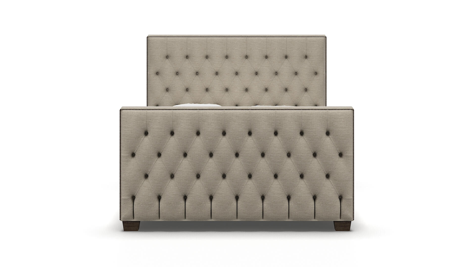 Rimini Rocket Dove Bed espresso legs 1