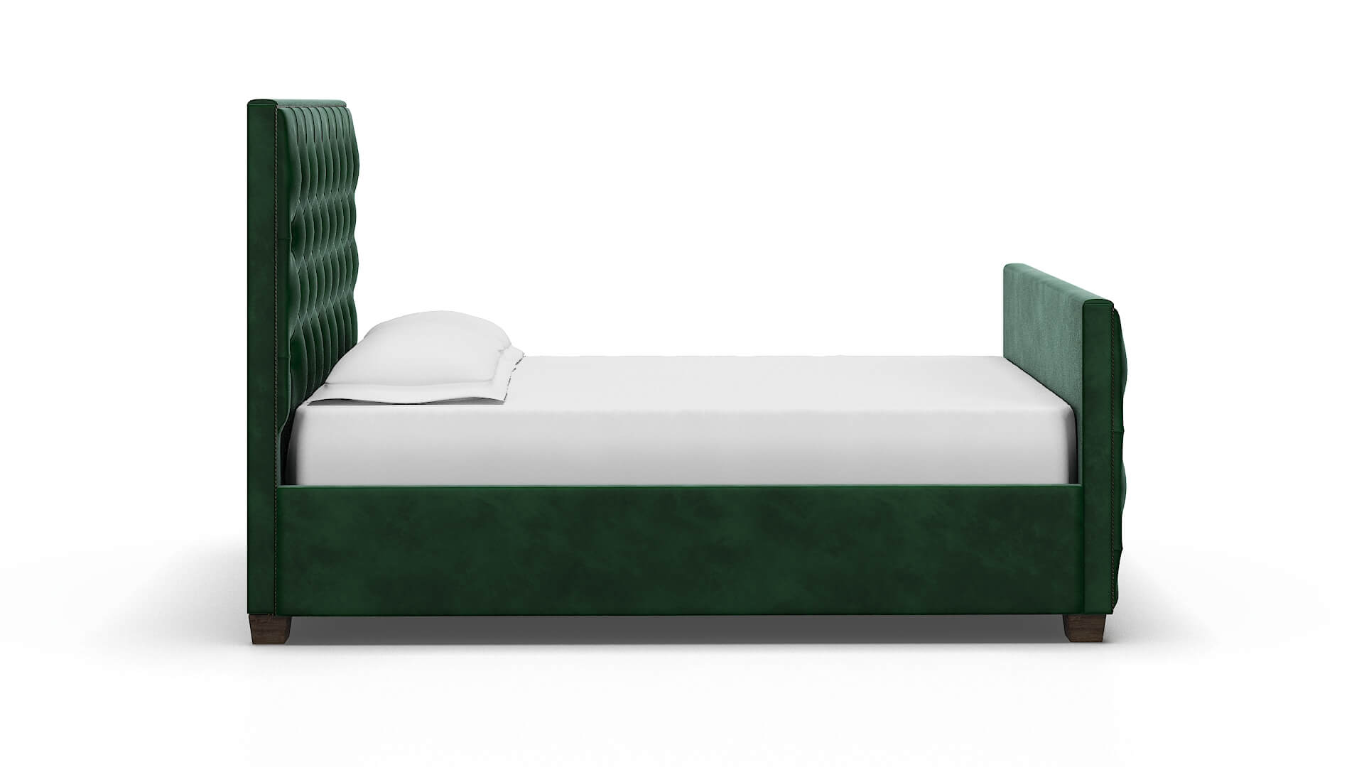 Rimini Royale Evergreen Bed espresso legs 3