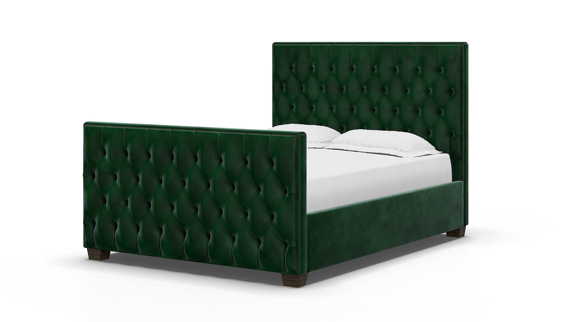 Rimini Royale Evergreen Bed espresso legs 5