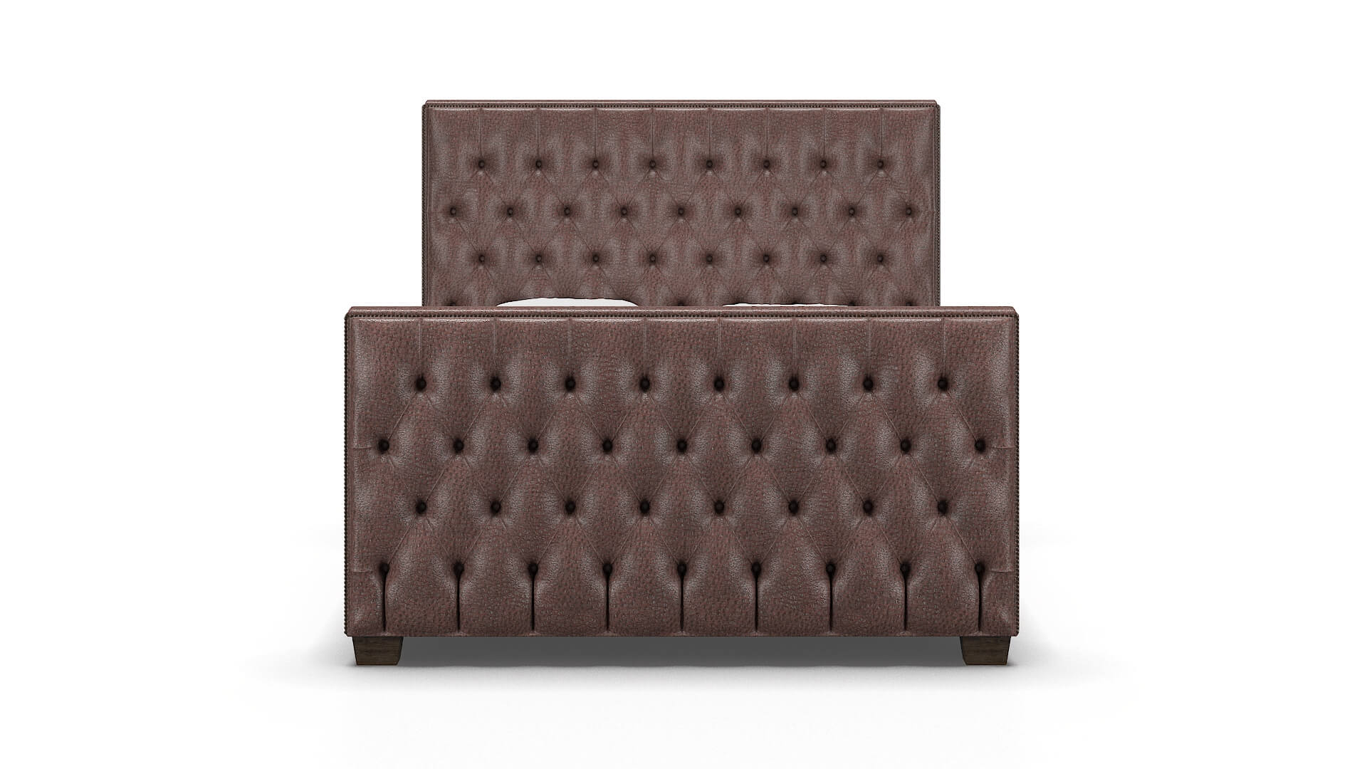 Rimini Royale Mocha Bed espresso legs 1