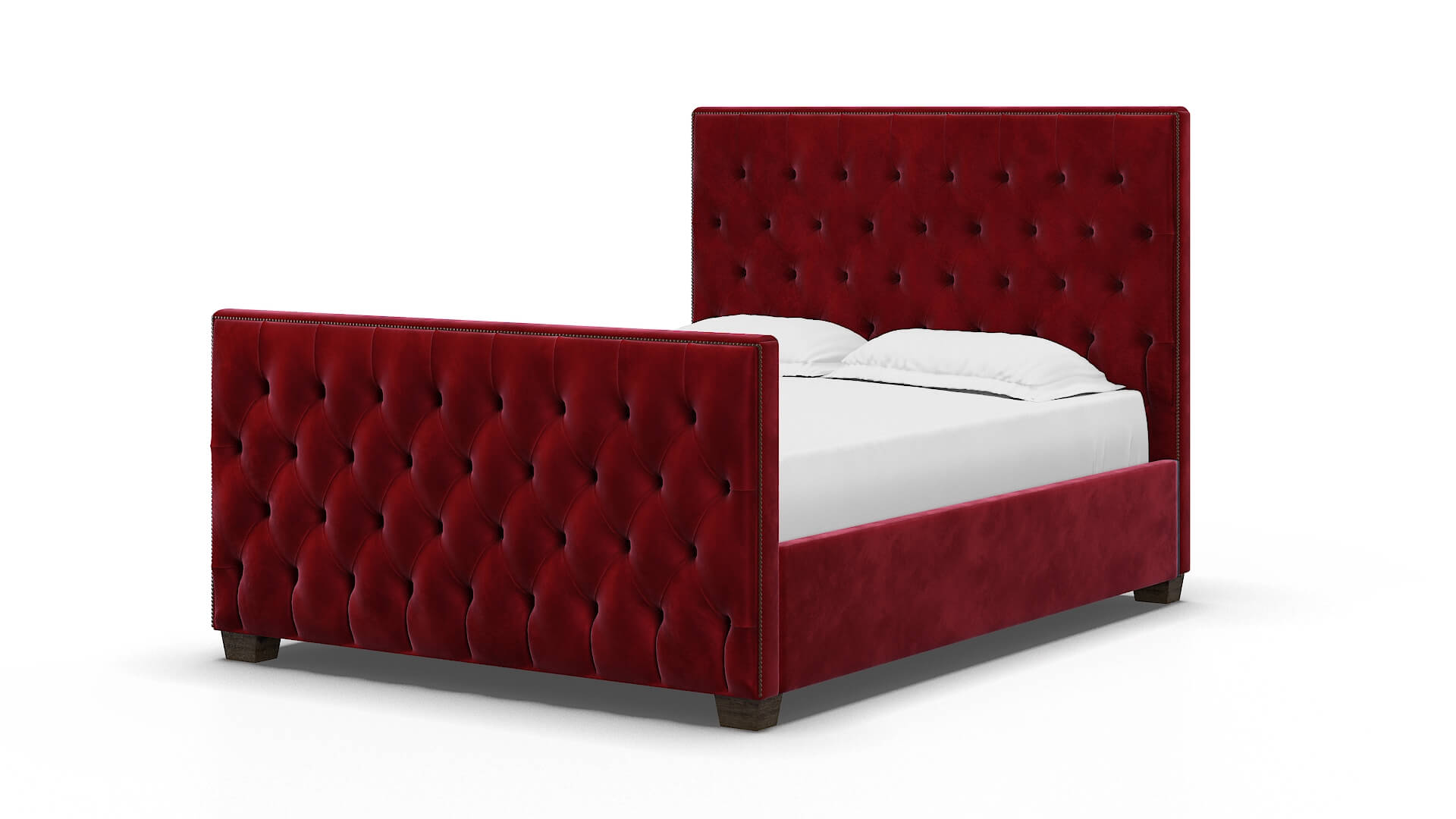Rimini Royale Ruby Bed espresso legs 5