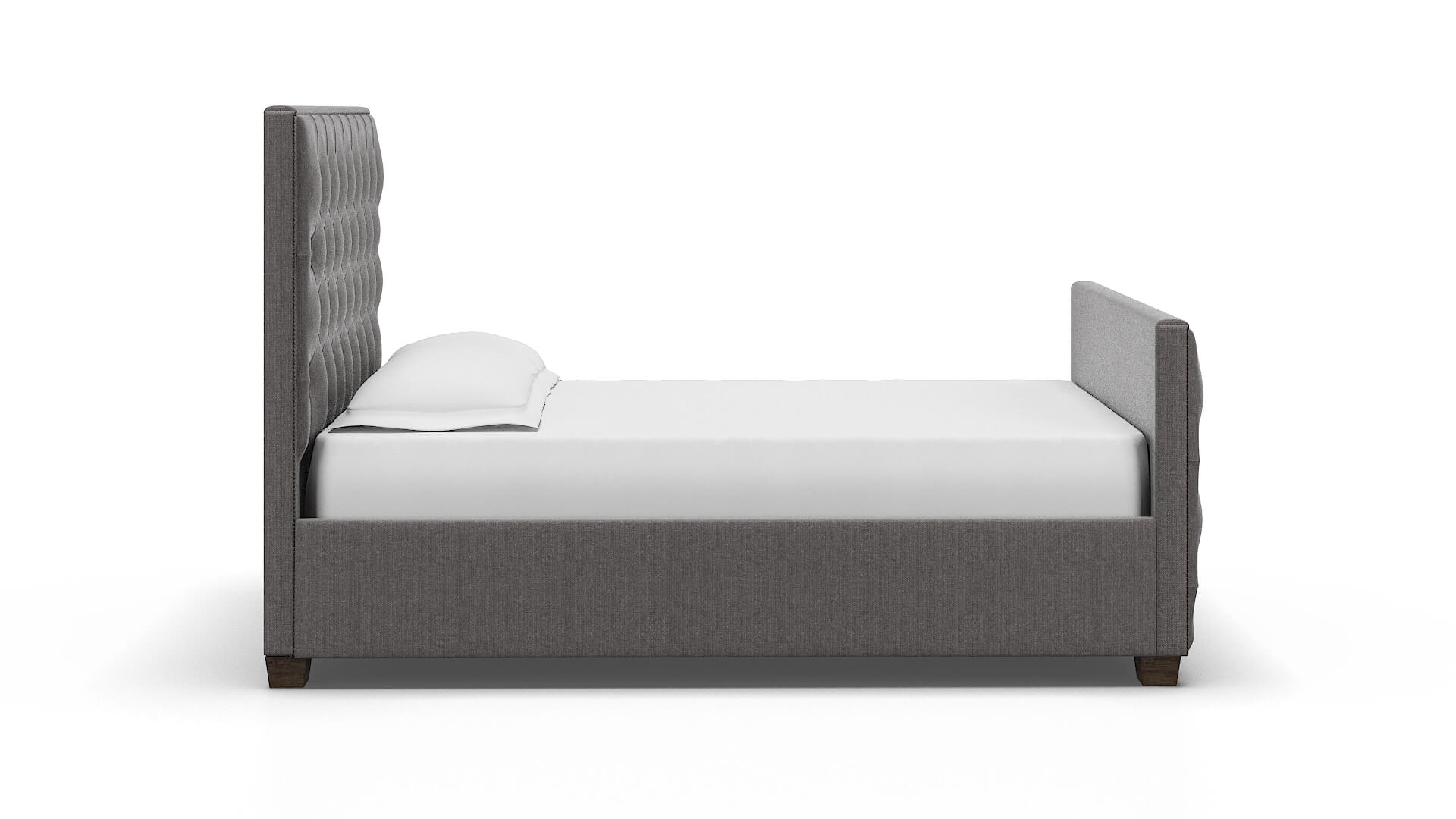 Rimini Sasha Granite Bed espresso legs 3