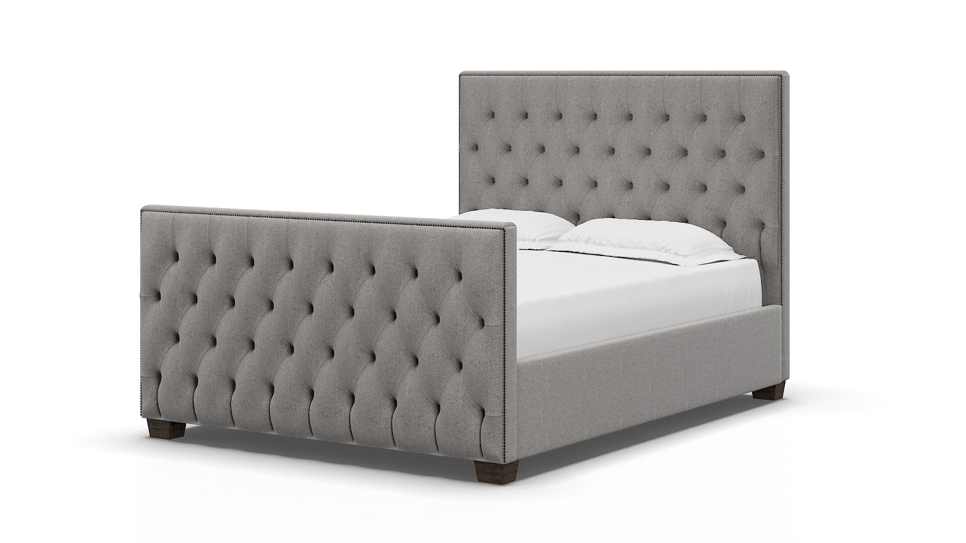 Rimini Sasha Silver Bed espresso legs 5