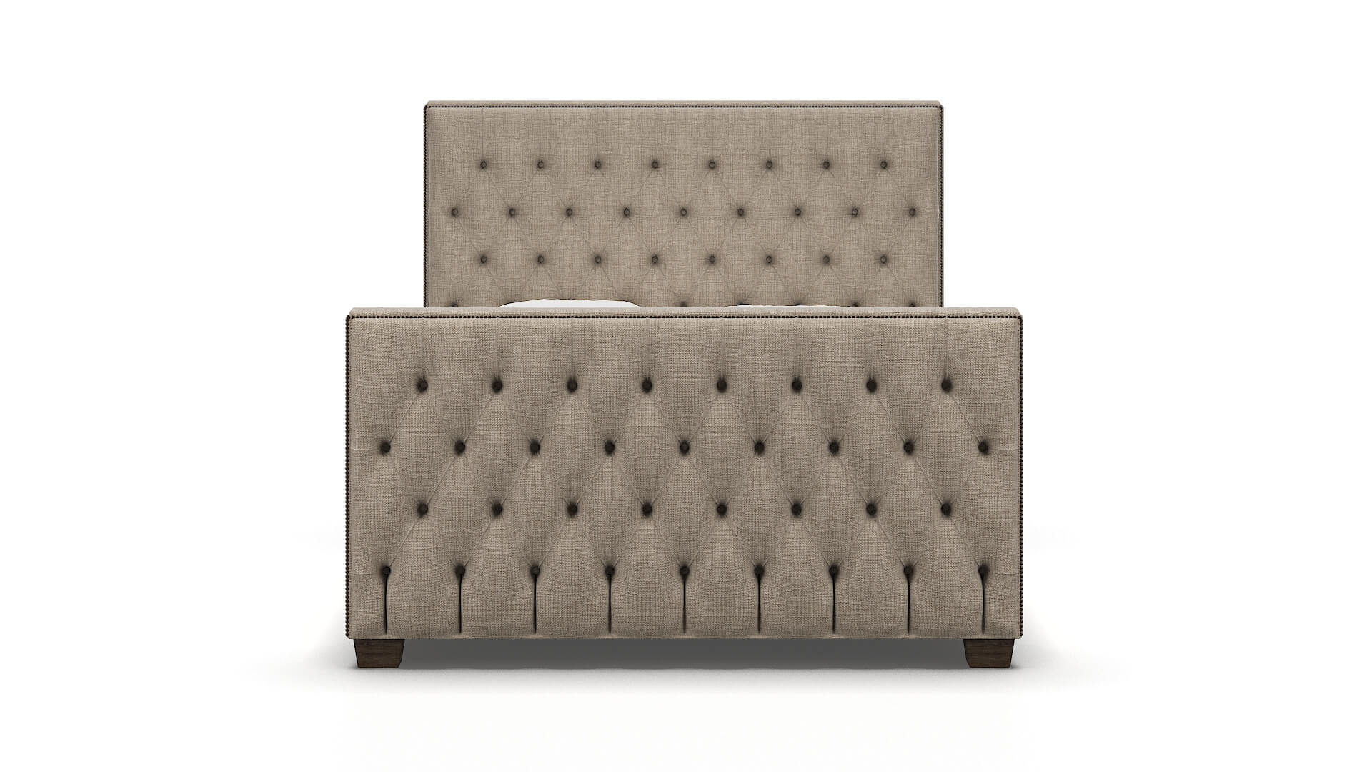 Rimini Sosoftness 74 Bed espresso legs 1