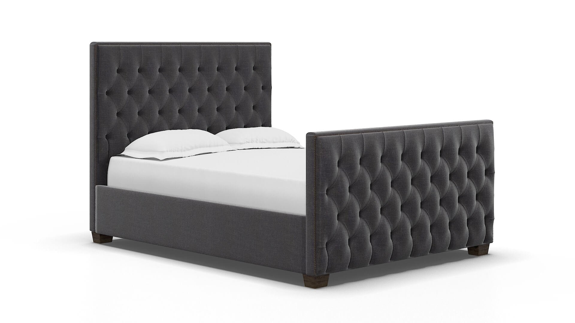 Rimini Venus Onyx Bed espresso legs 2