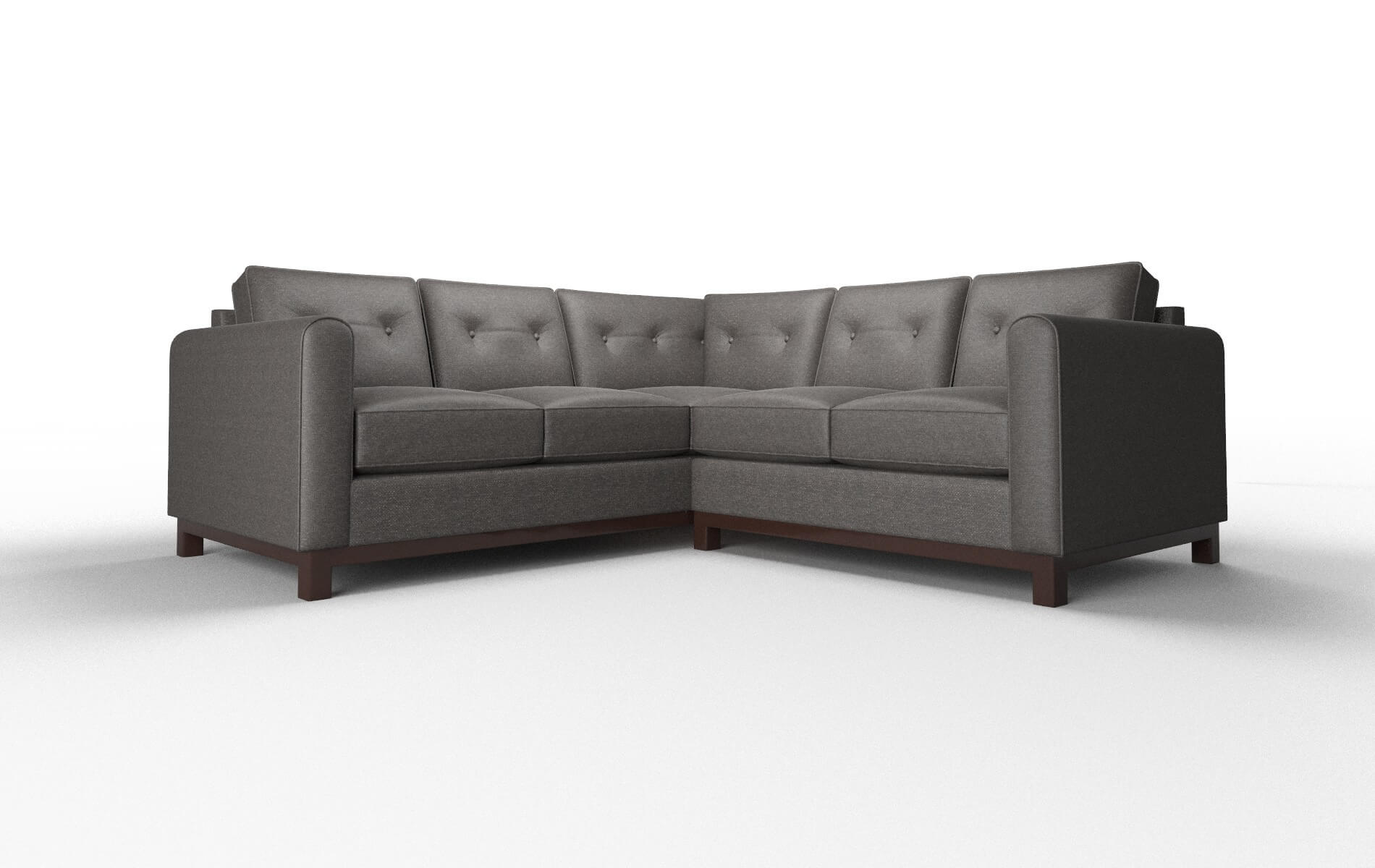 Rio Avenger Denim Sectional espresso legs 1