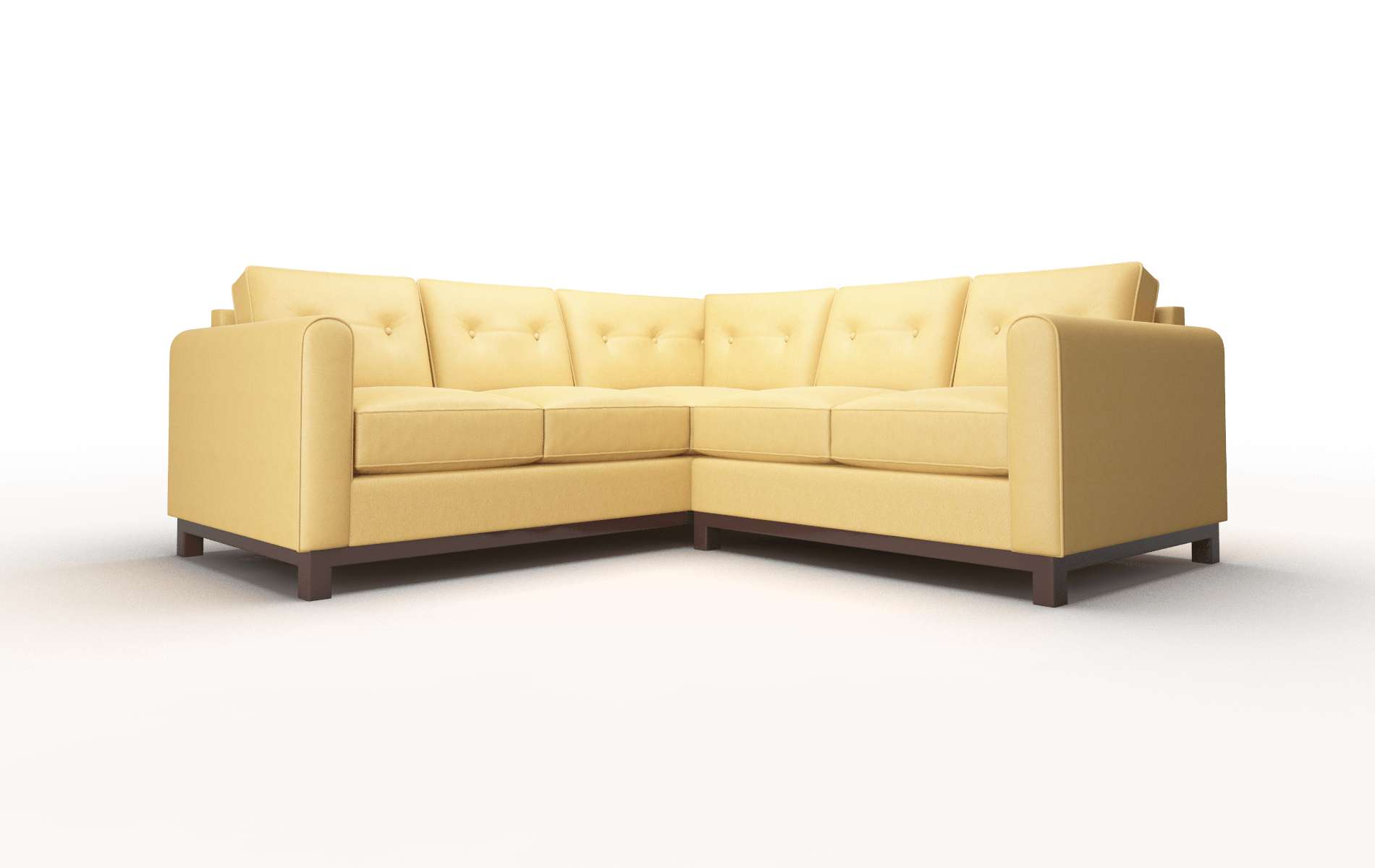 Rio Bella amber Sectional Espresso Legs  1