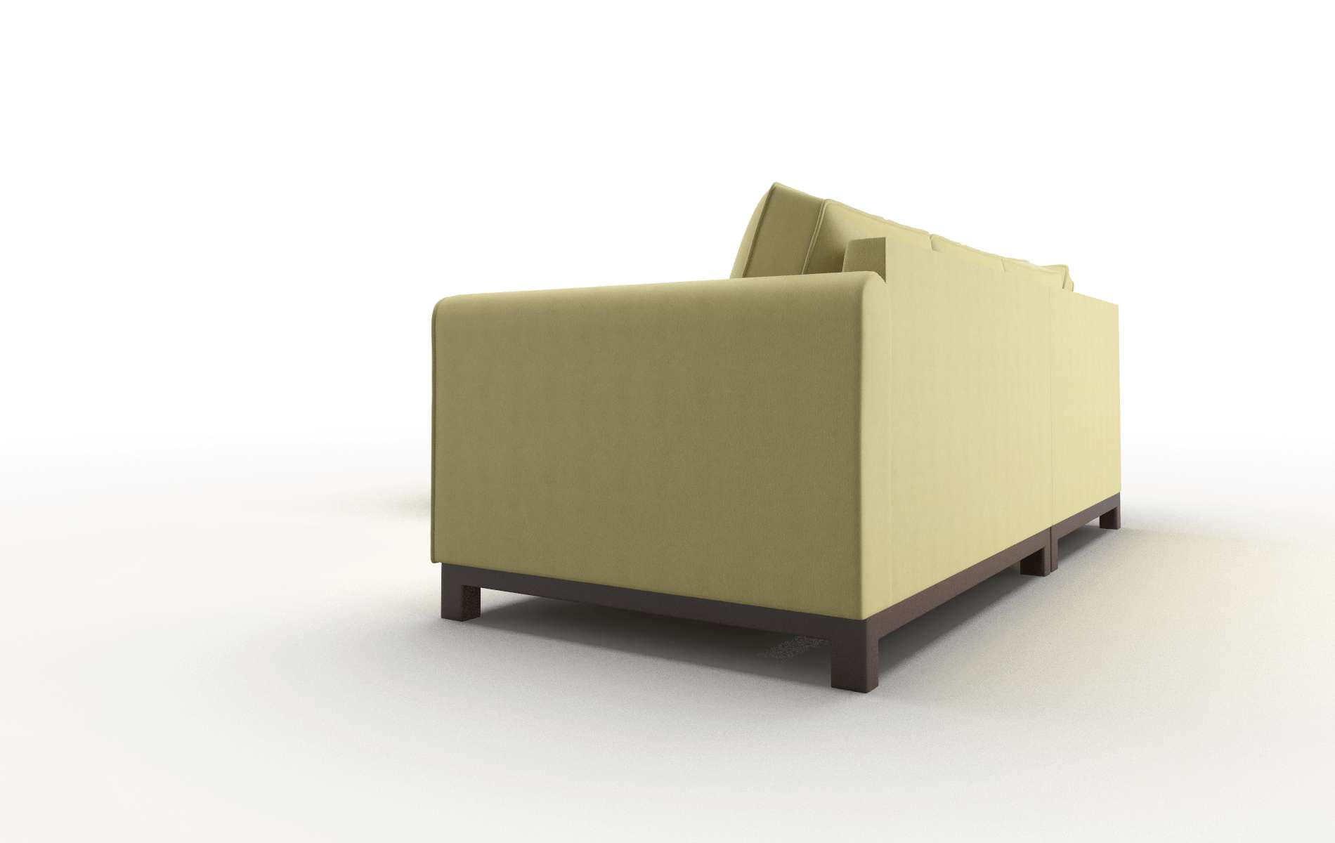 Rio Bella Apple Sectional espresso legs 4