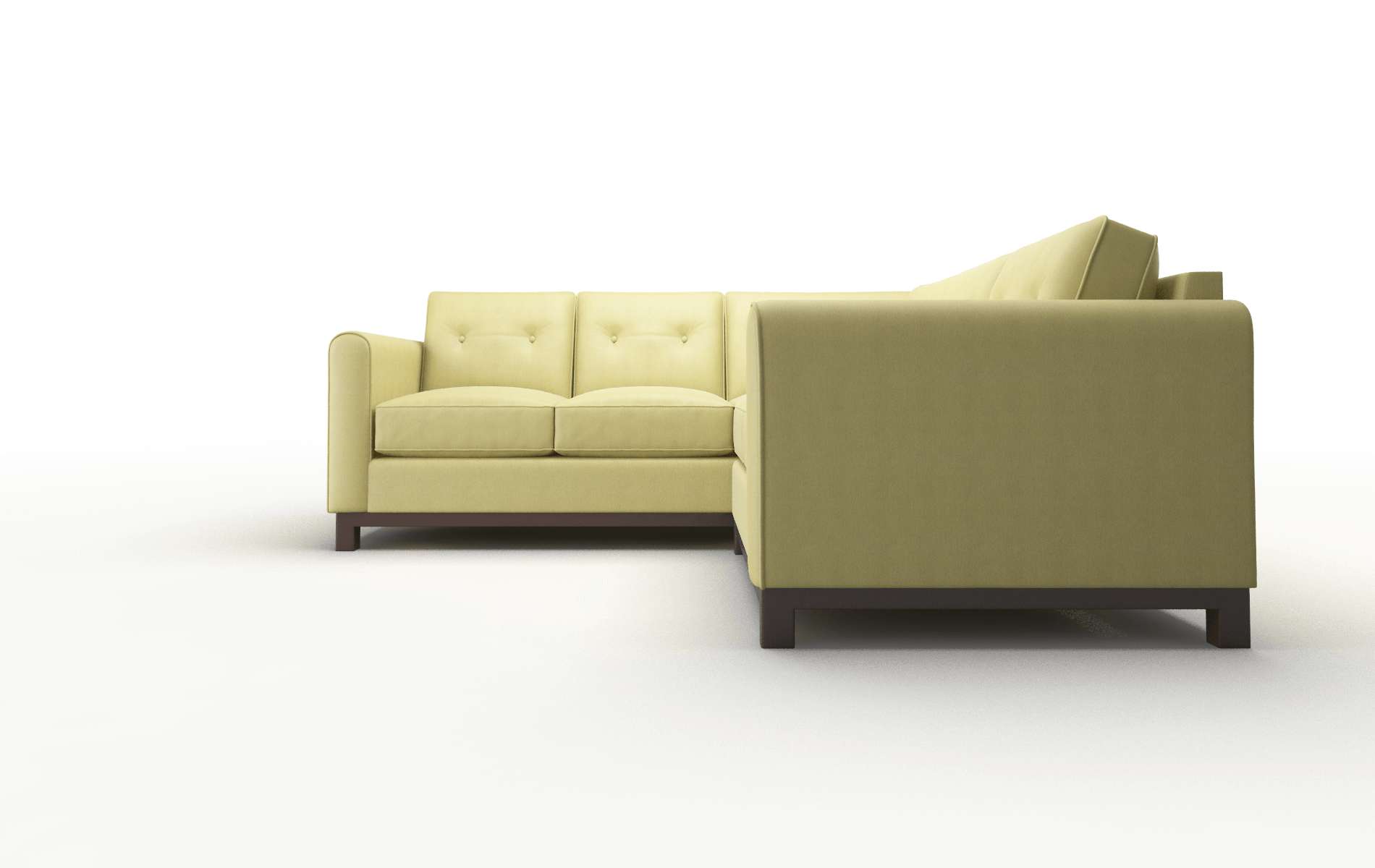 Rio Bella Apple Sectional espresso legs 5