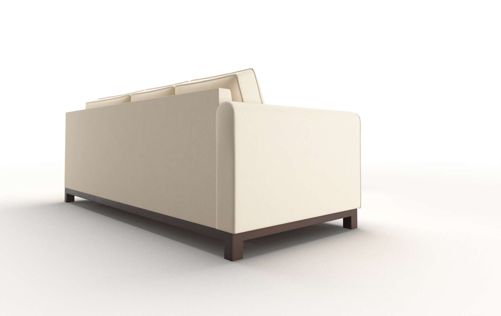 Rio Bella Buckwheat Sectional espresso legs 3