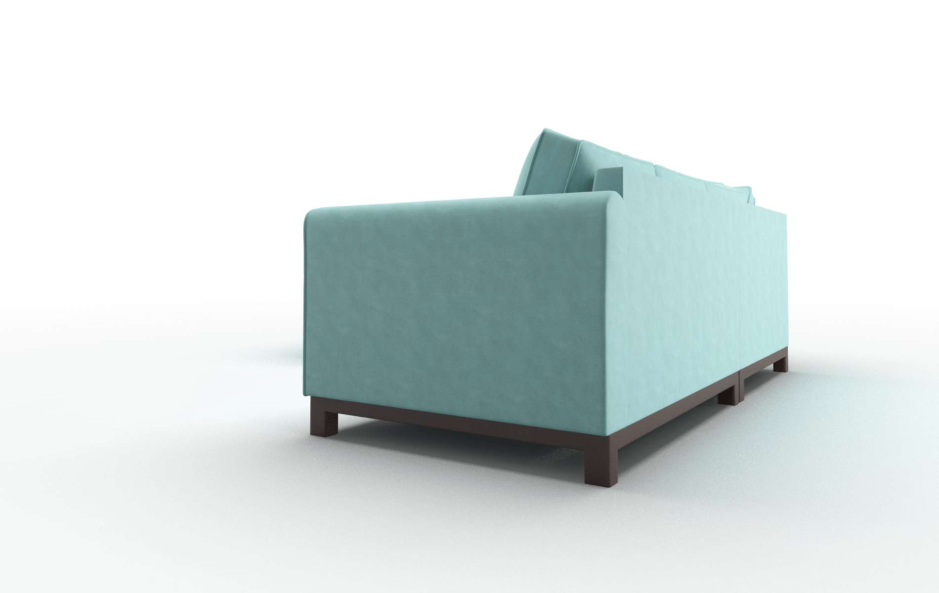 Rio Bella Caribbean Sectional espresso legs 4