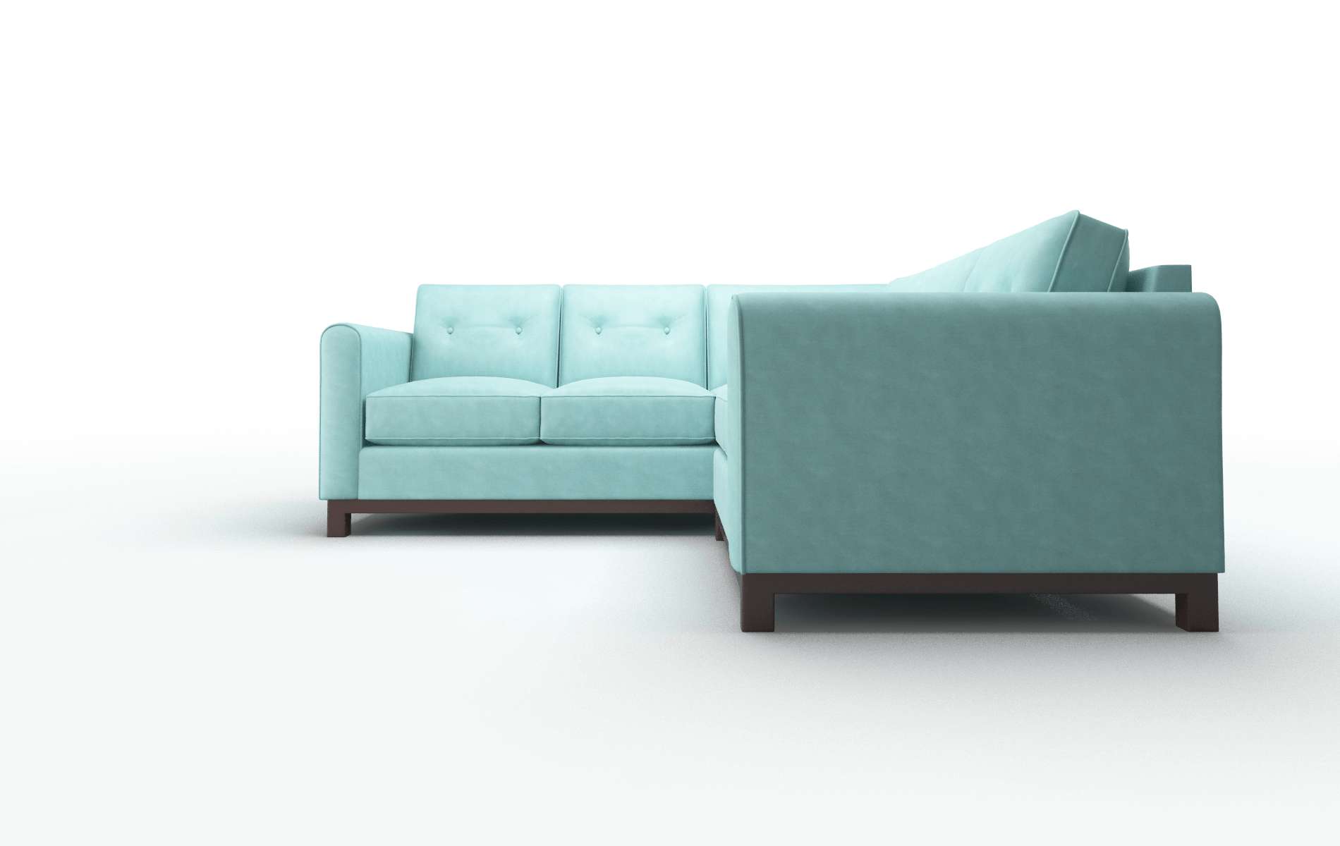 Rio Bella Caribbean Sectional espresso legs 5