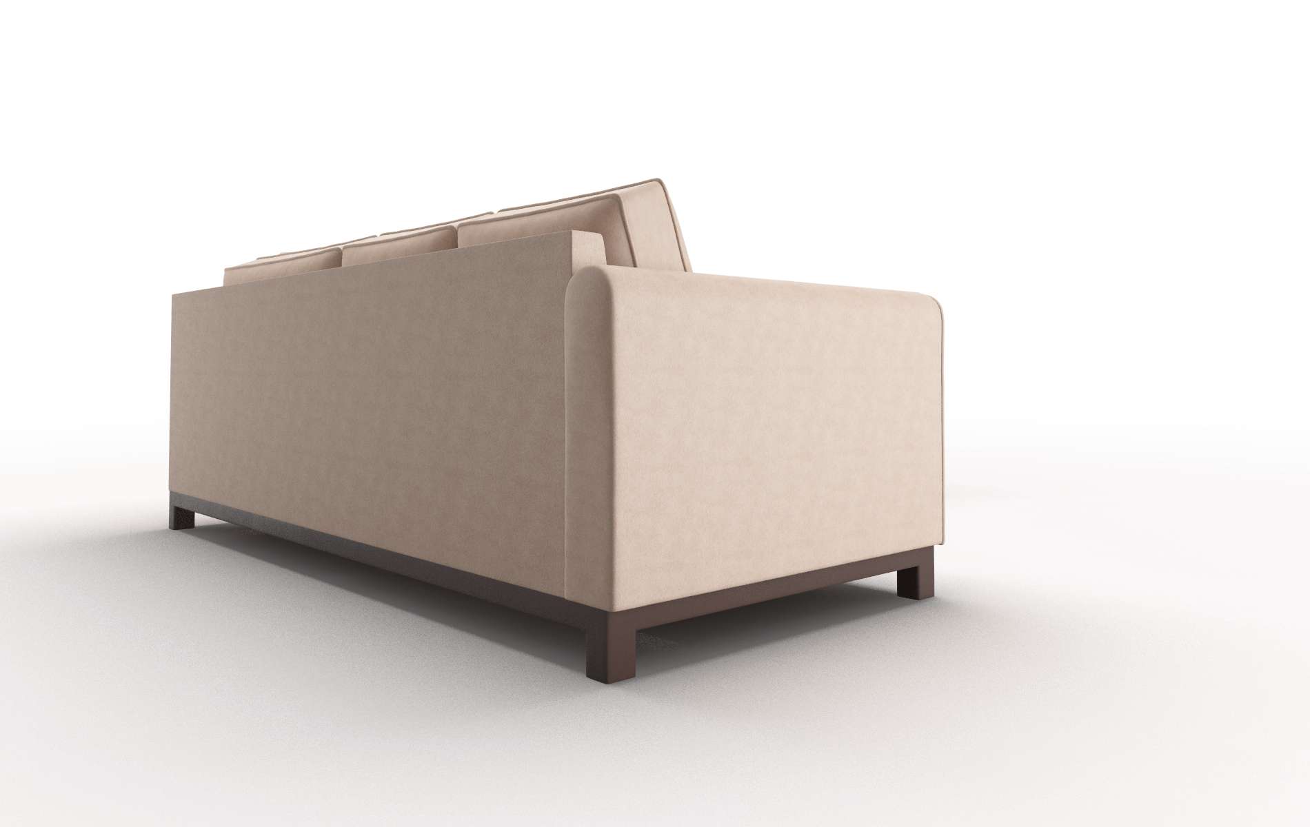 Rio Bella Cocoa Sectional espresso legs 3