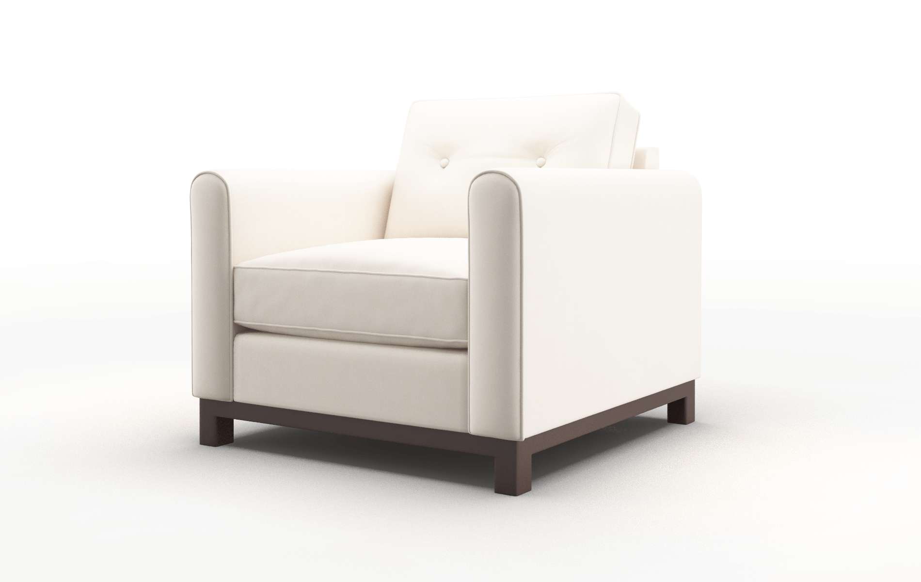 Rio Blanche Milky Chair espresso legs 4