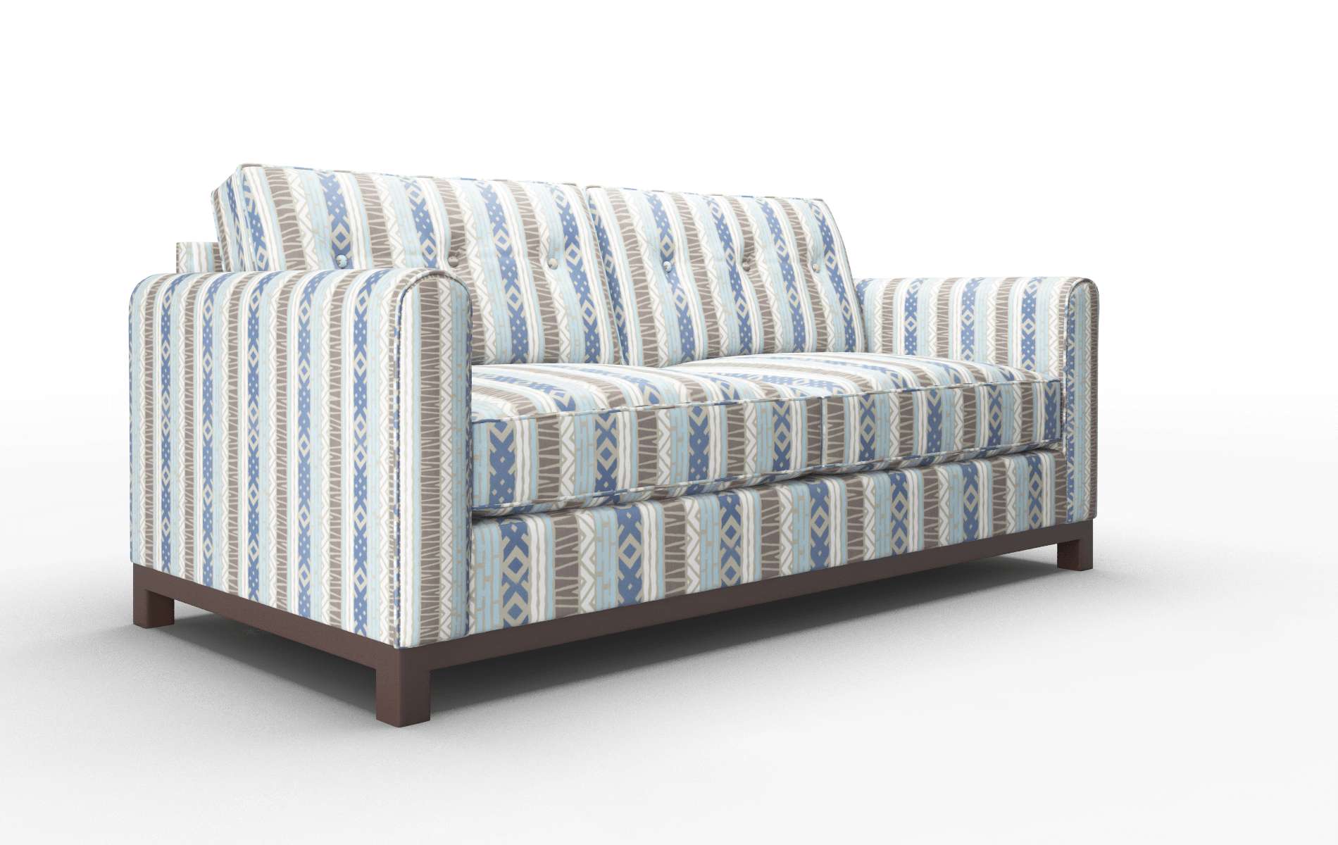 Rio Bodhi Indigo Sofa espresso legs 2