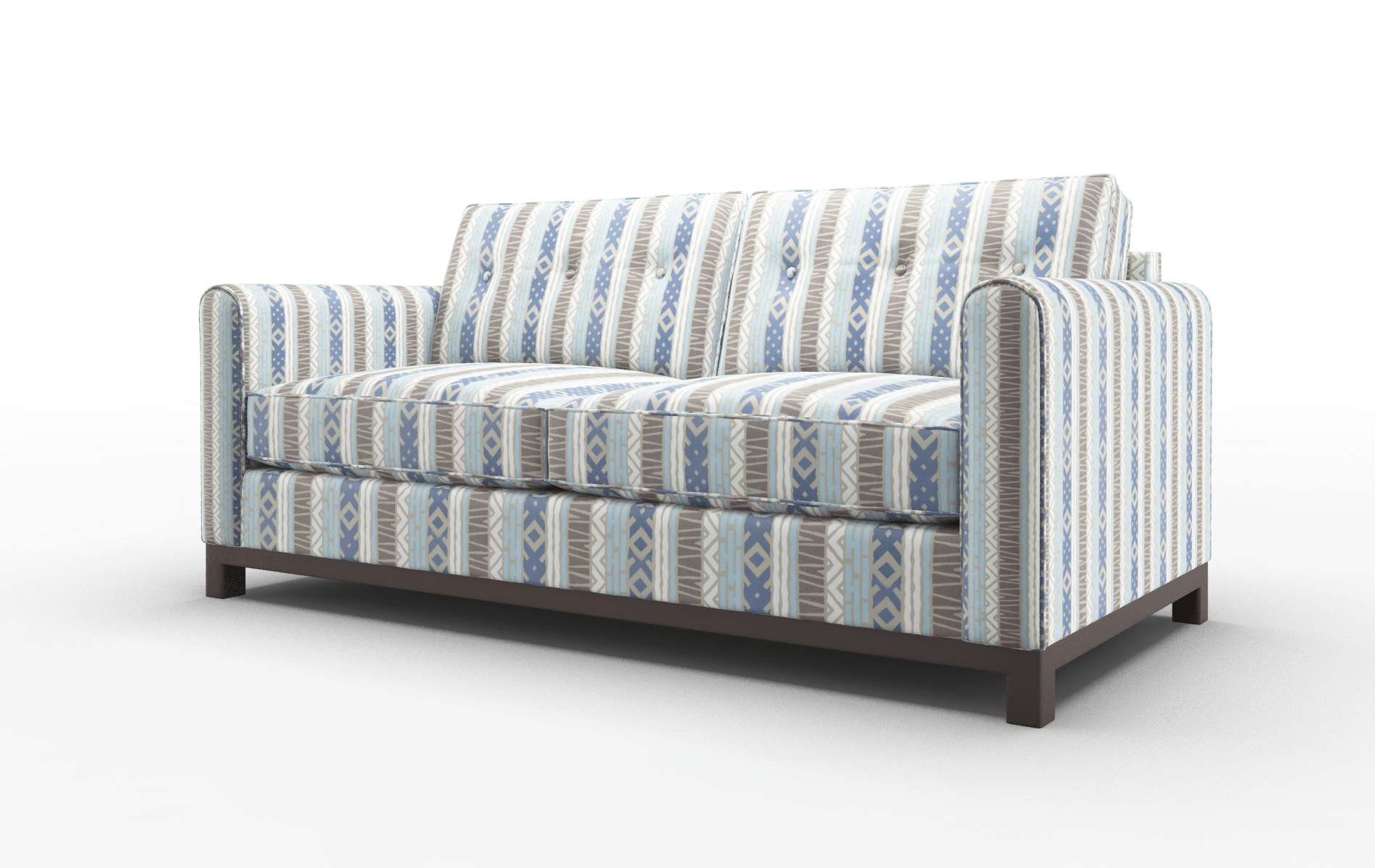 Rio Bodhi Indigo Sofa espresso legs 4