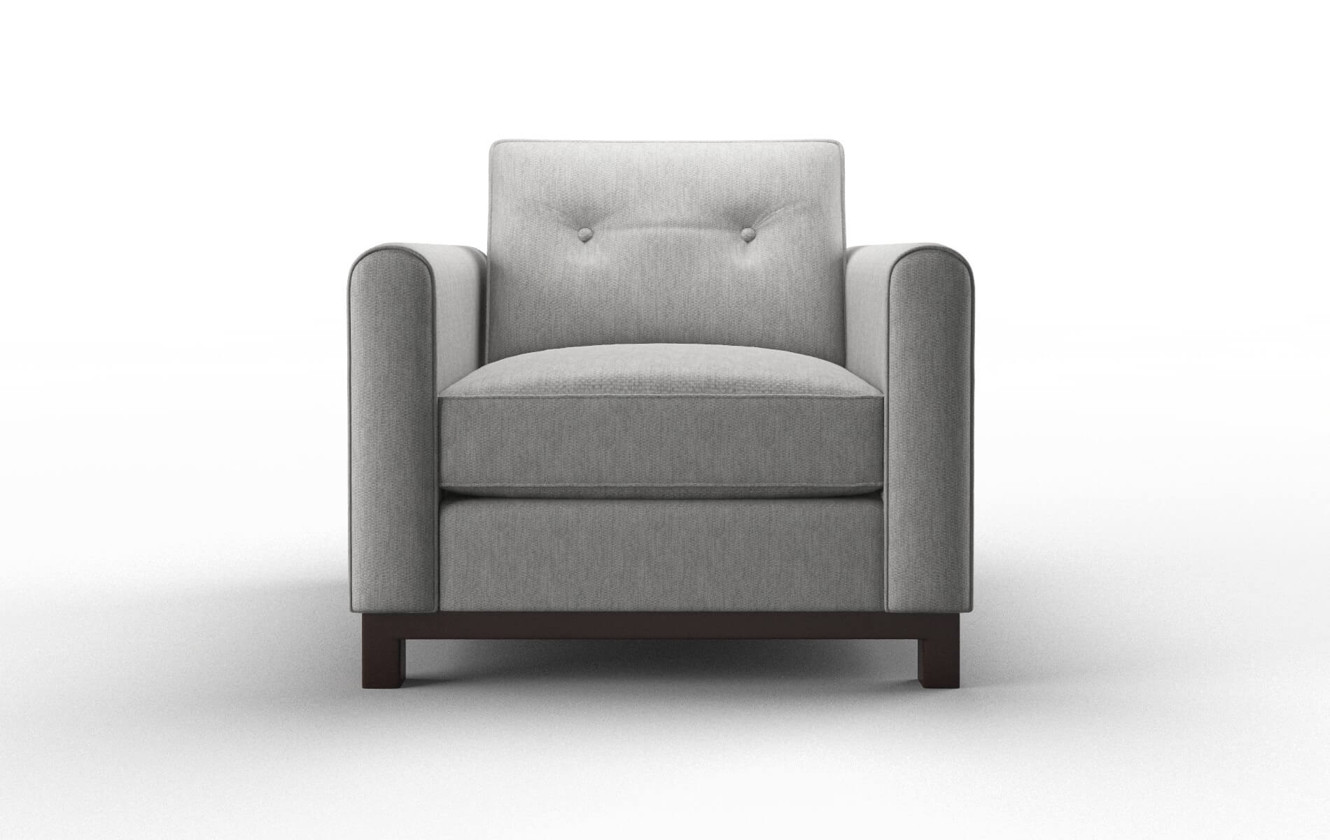 Rio Bungalow graphite Chair Espresso Legs  1