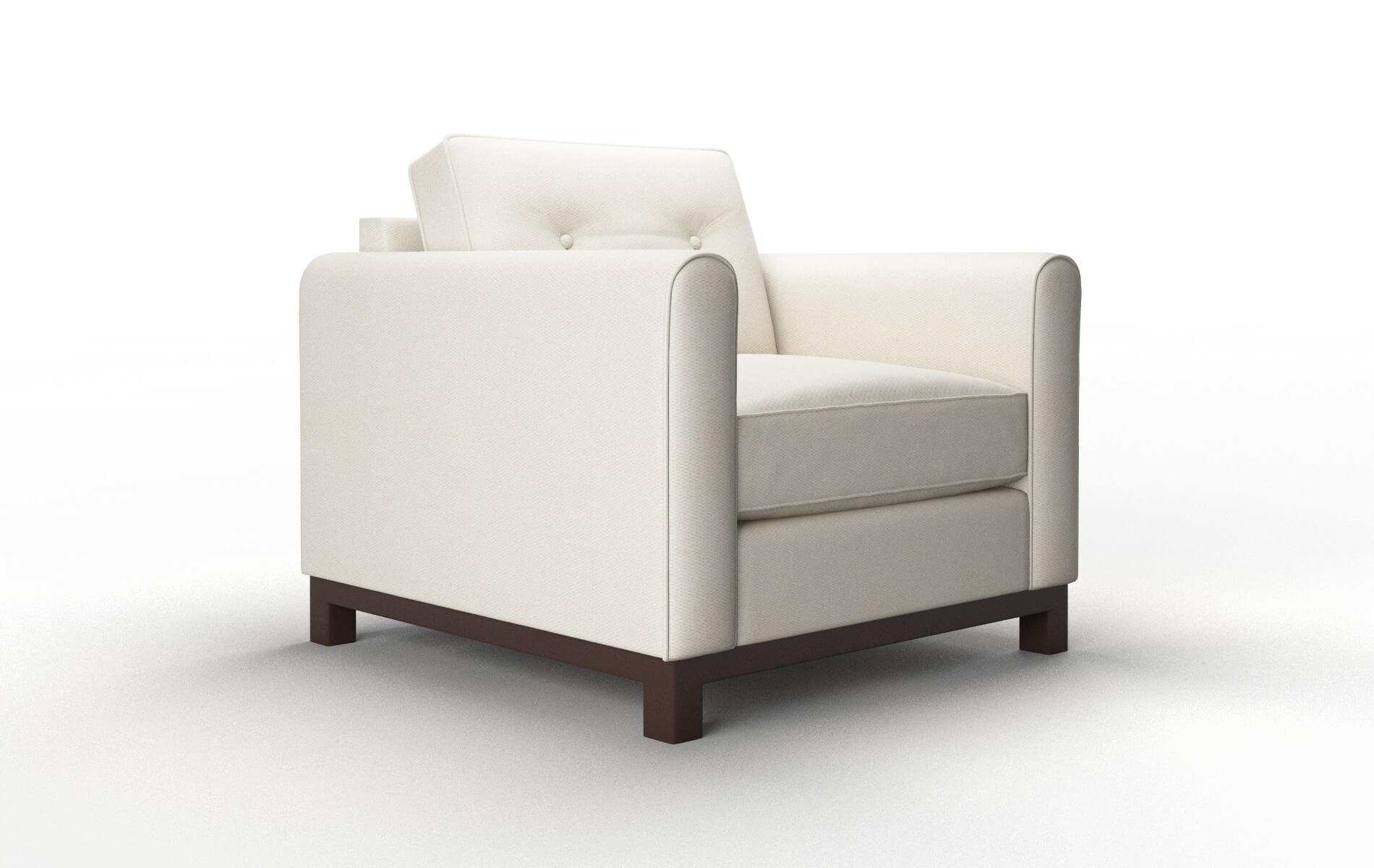 Rio Bungalow Ivory Chair espresso legs 2