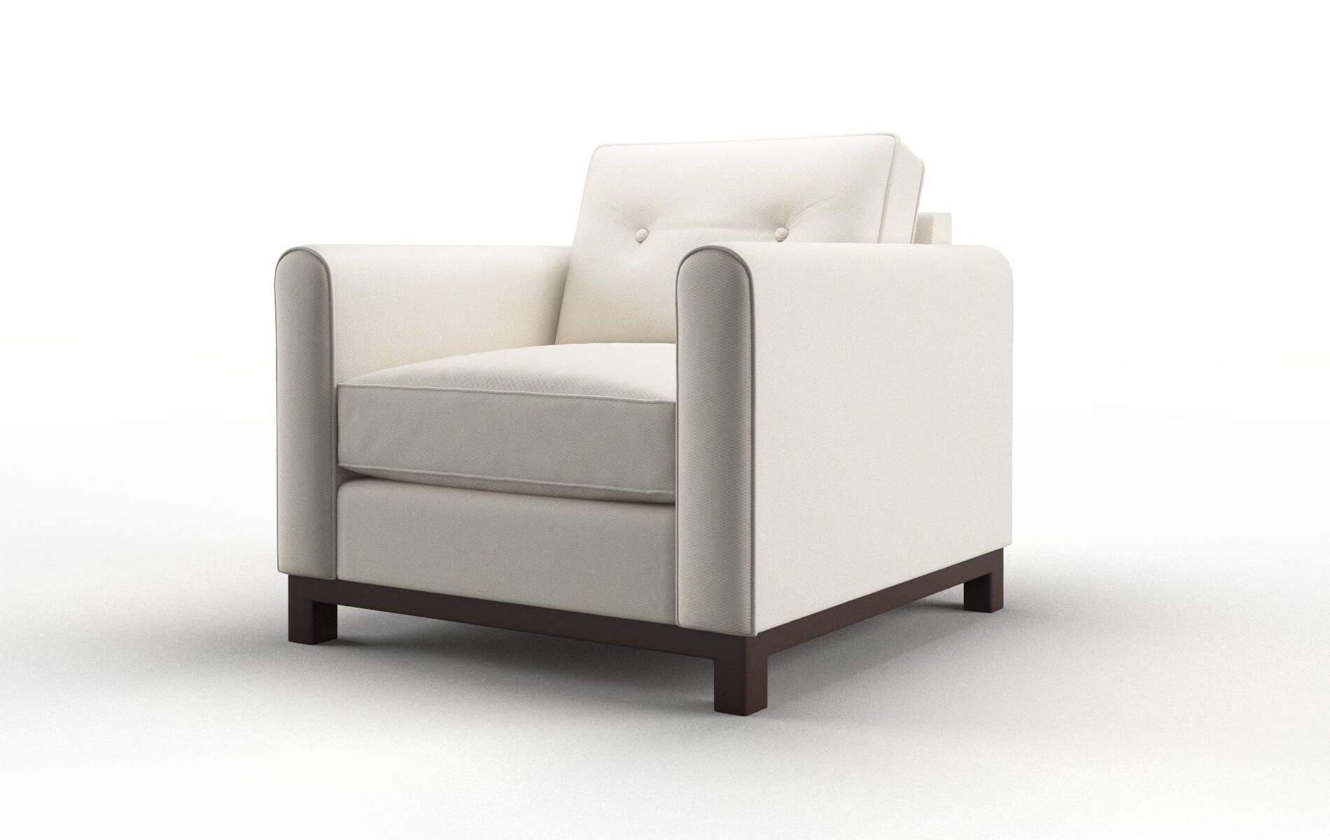 Rio Bungalow Ivory Chair espresso legs 4