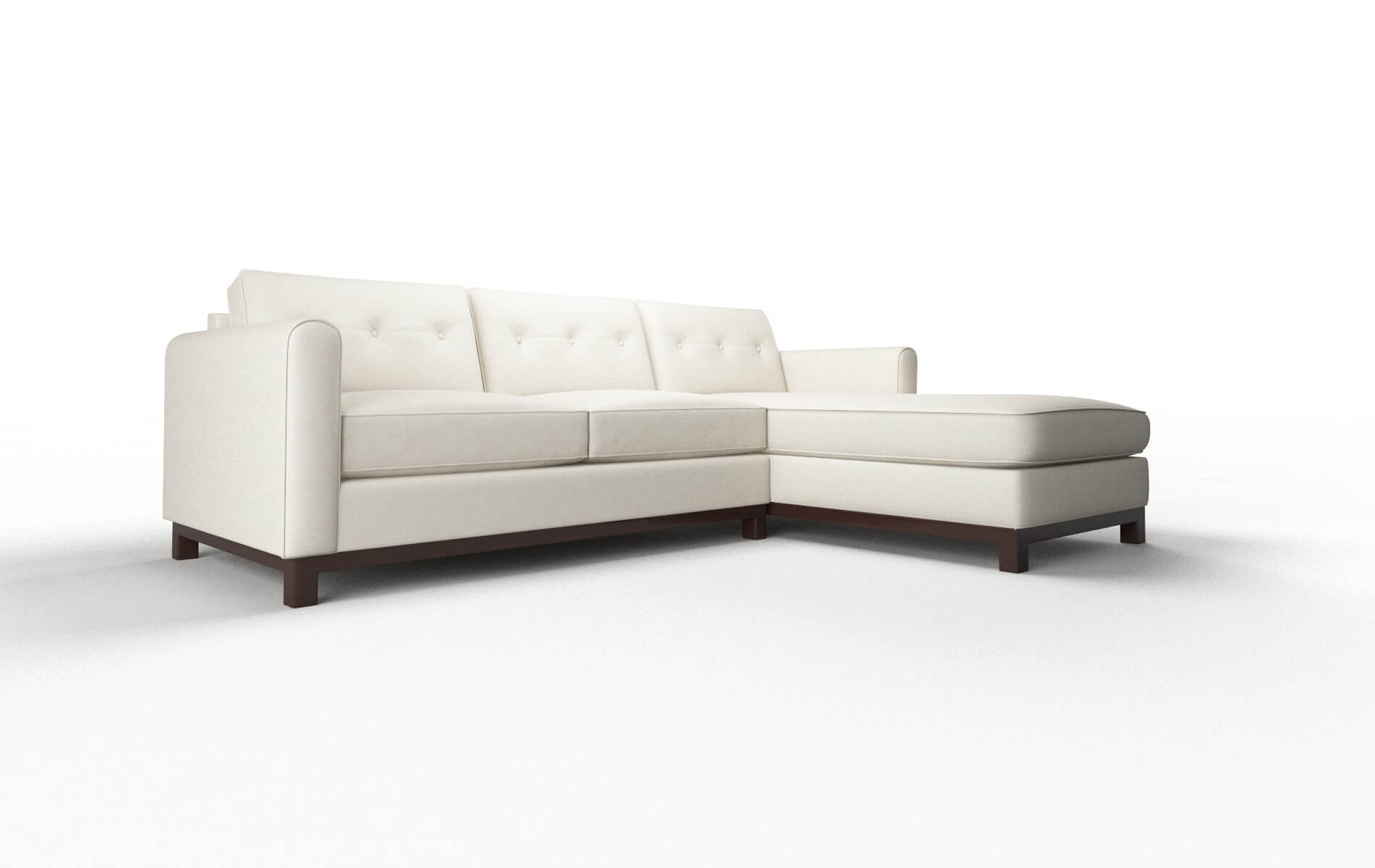 Rio Bungalow Ivory Panel espresso legs 2