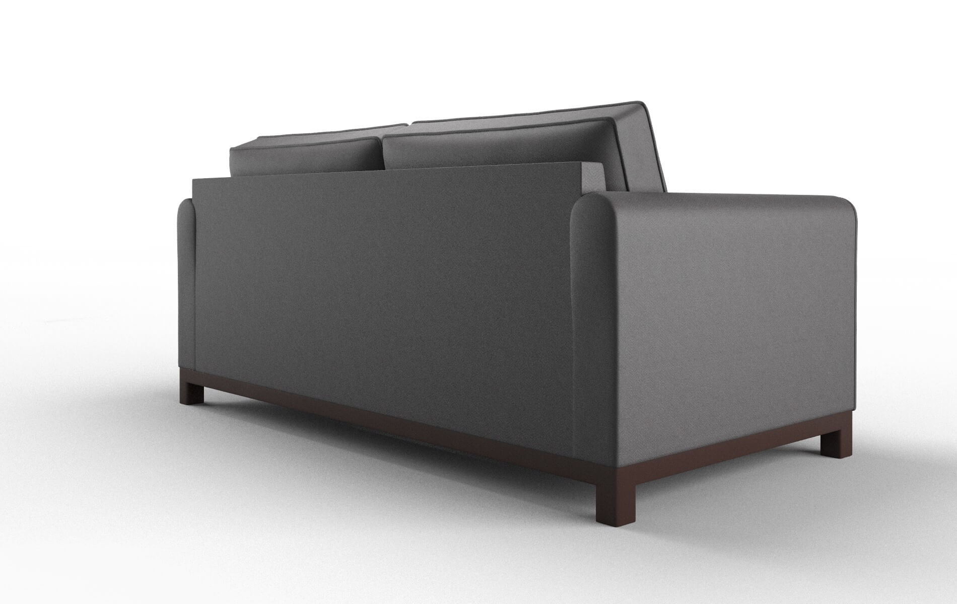 Rio Catalina Charcoal Sofa espresso legs 5
