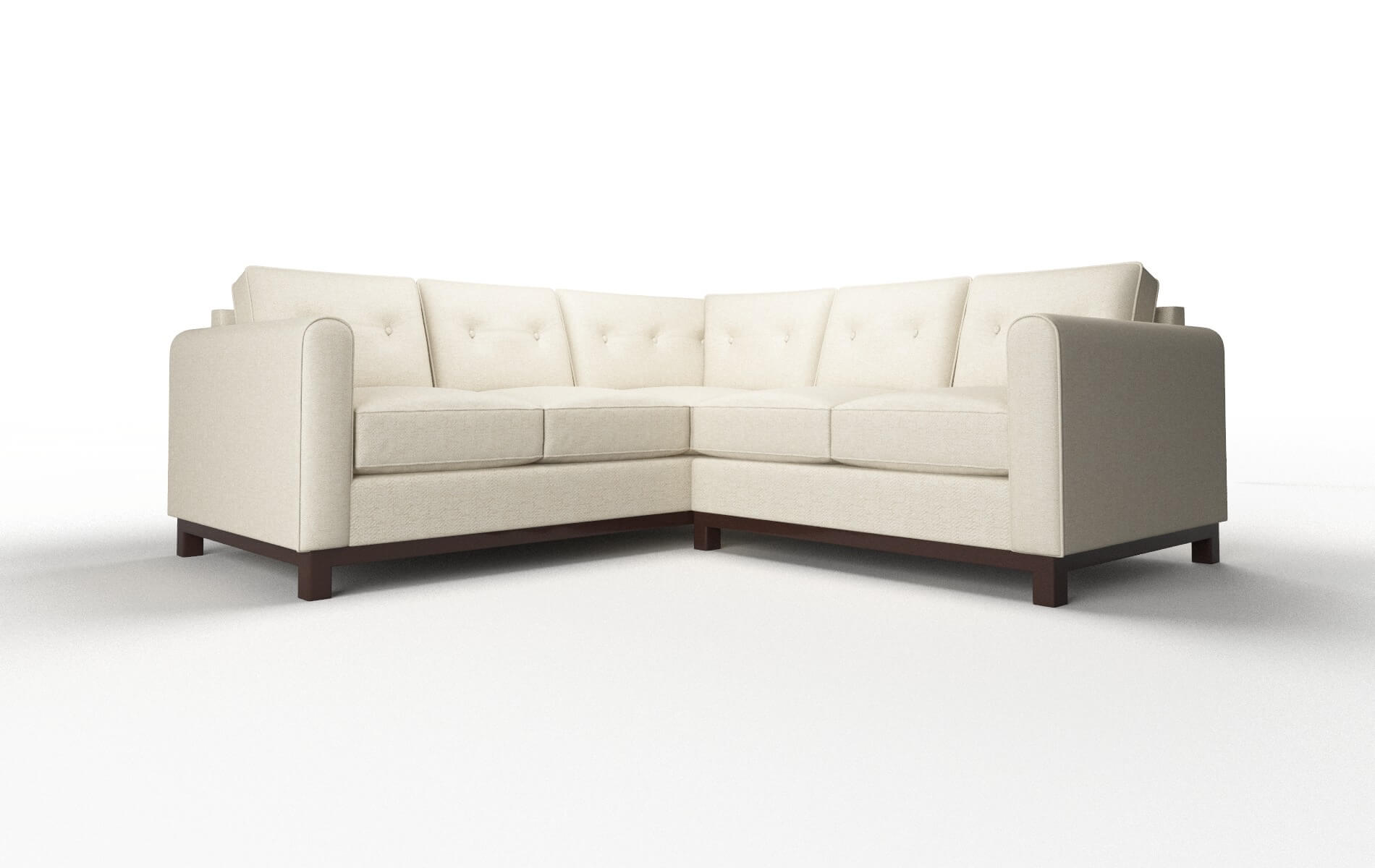 Rio Catalina Wheat Sectional espresso legs 1