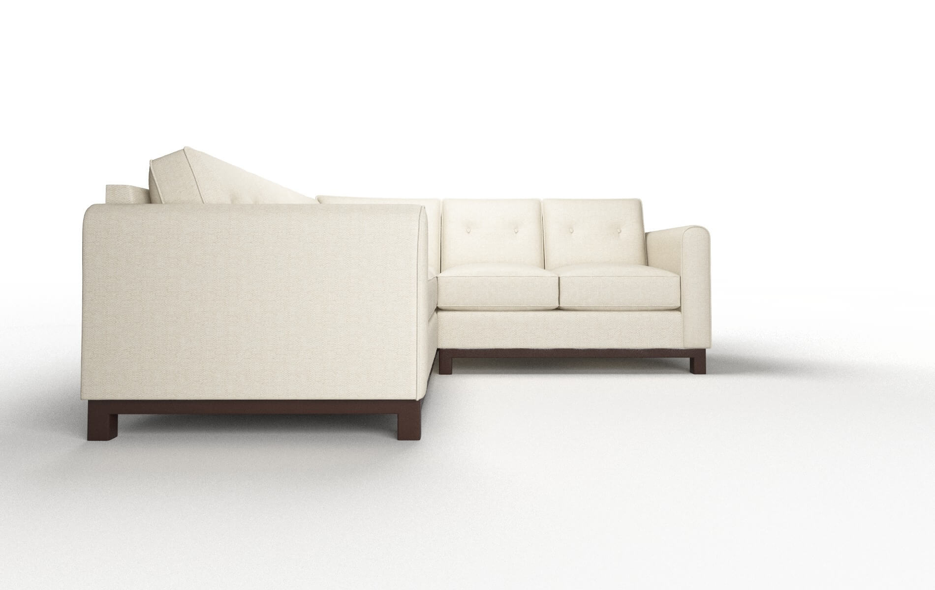 Rio Catalina Wheat Sectional espresso legs 2