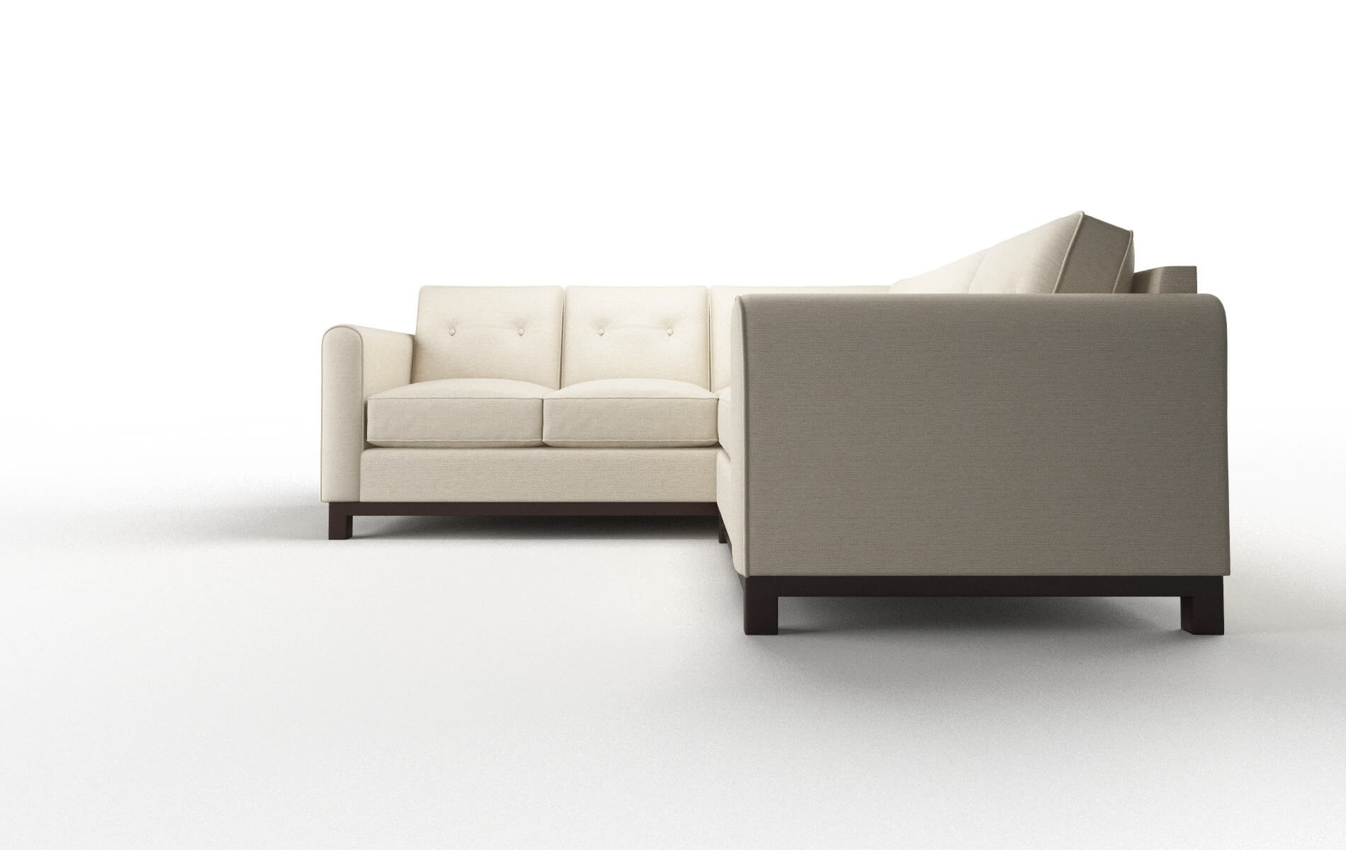 Rio Chance Sand Sectional espresso legs 5